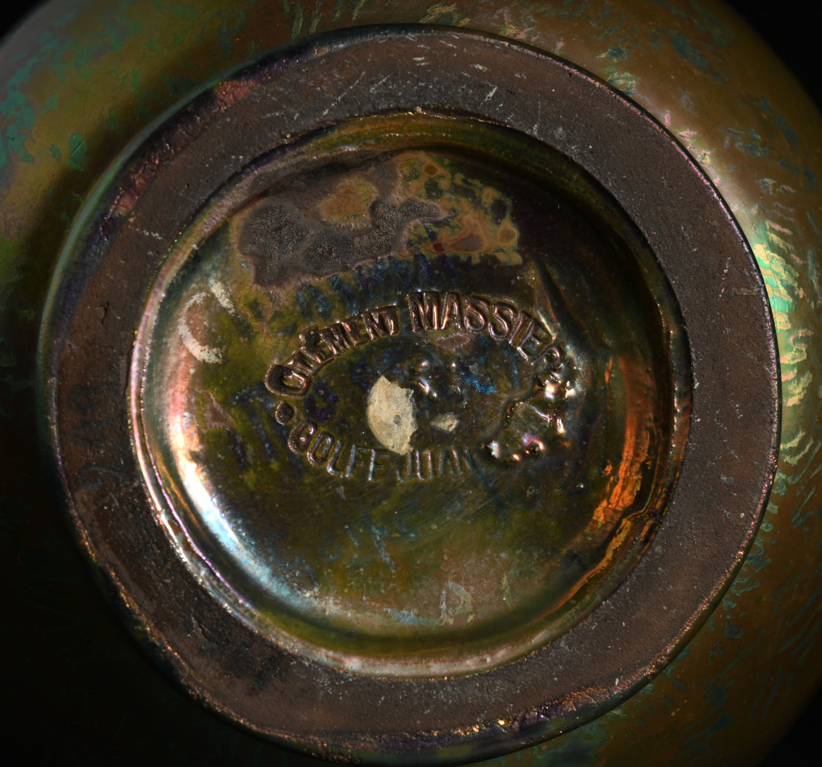 Massier, Landscape Vase,  c. 1900