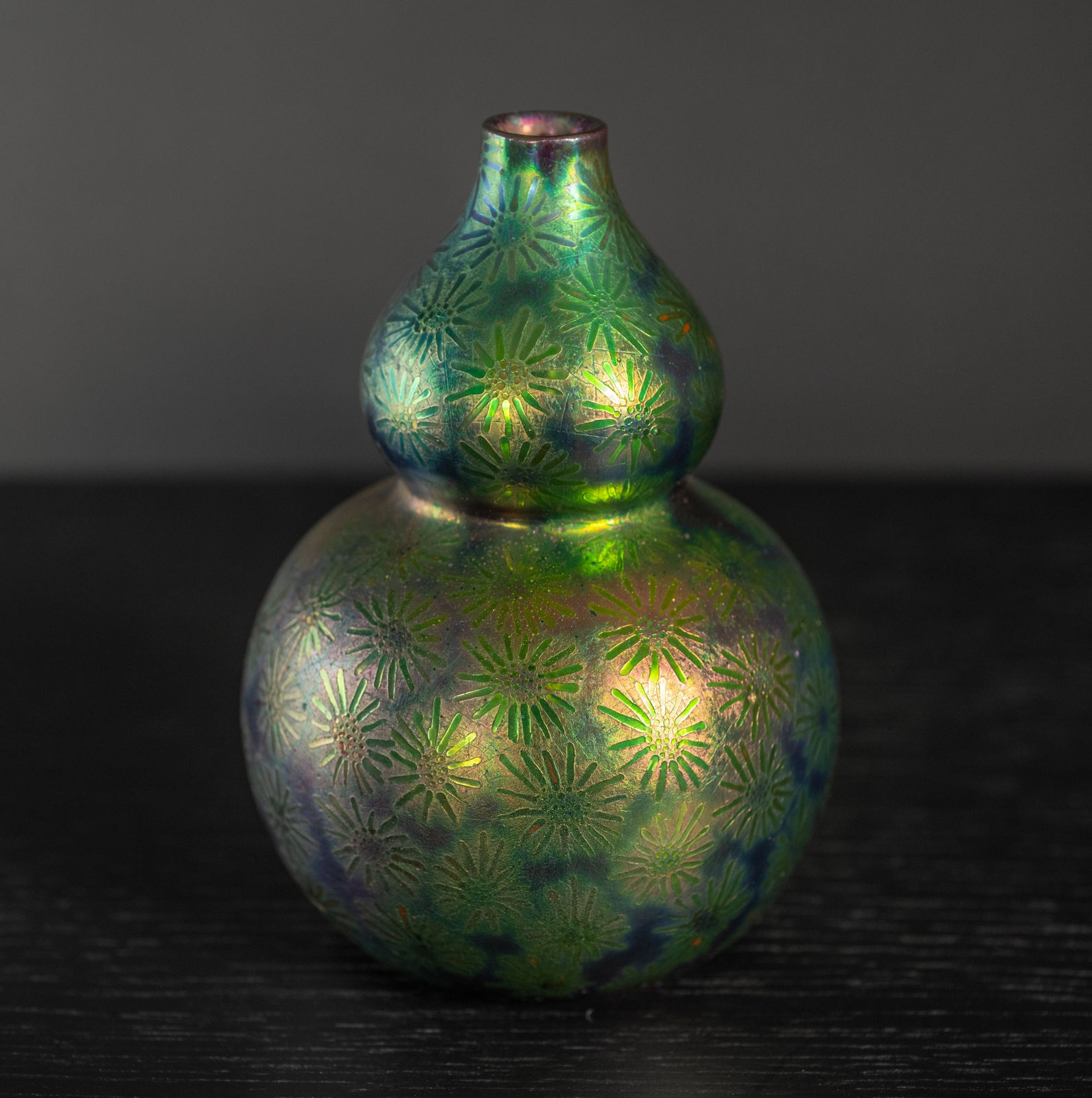 Massier, Starburst Vase,  c. 1900