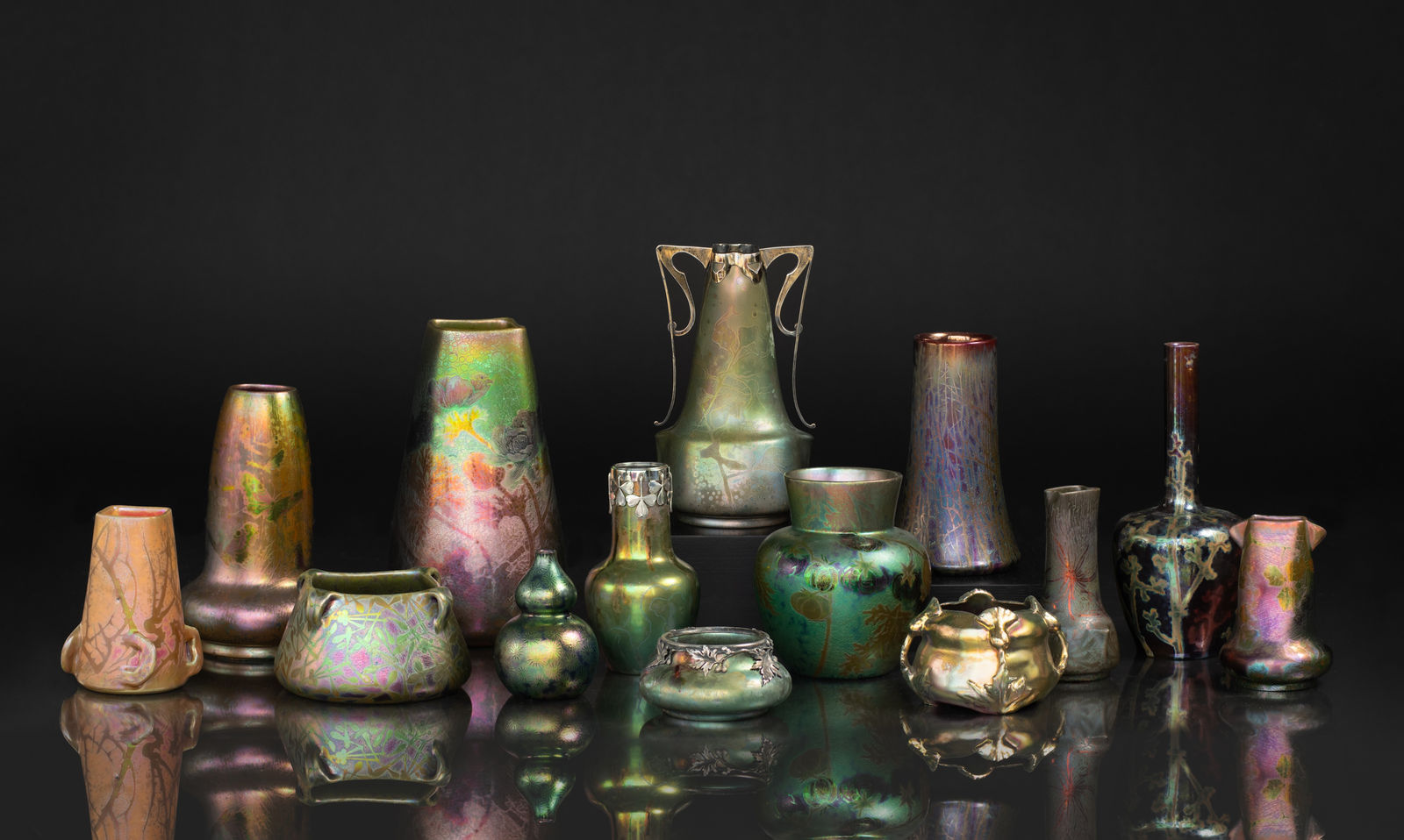 Massier, Starburst Vase,  c. 1900