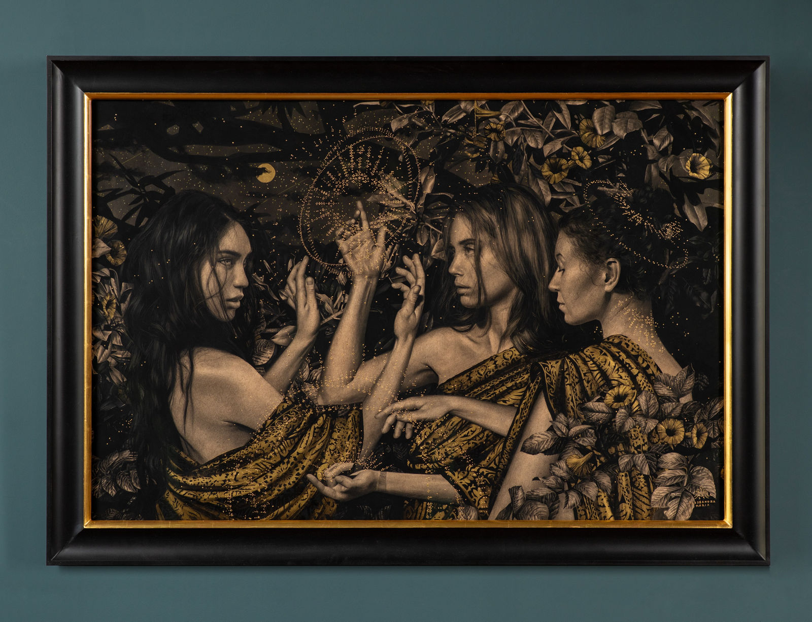 Alessandra Maria, Eva, Estrella, and Cecilia Summoning Starfall,  2024