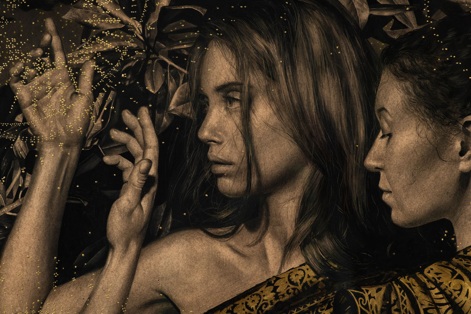 Alessandra Maria, Eva, Estrella, and Cecilia Summoning Starfall,  2024