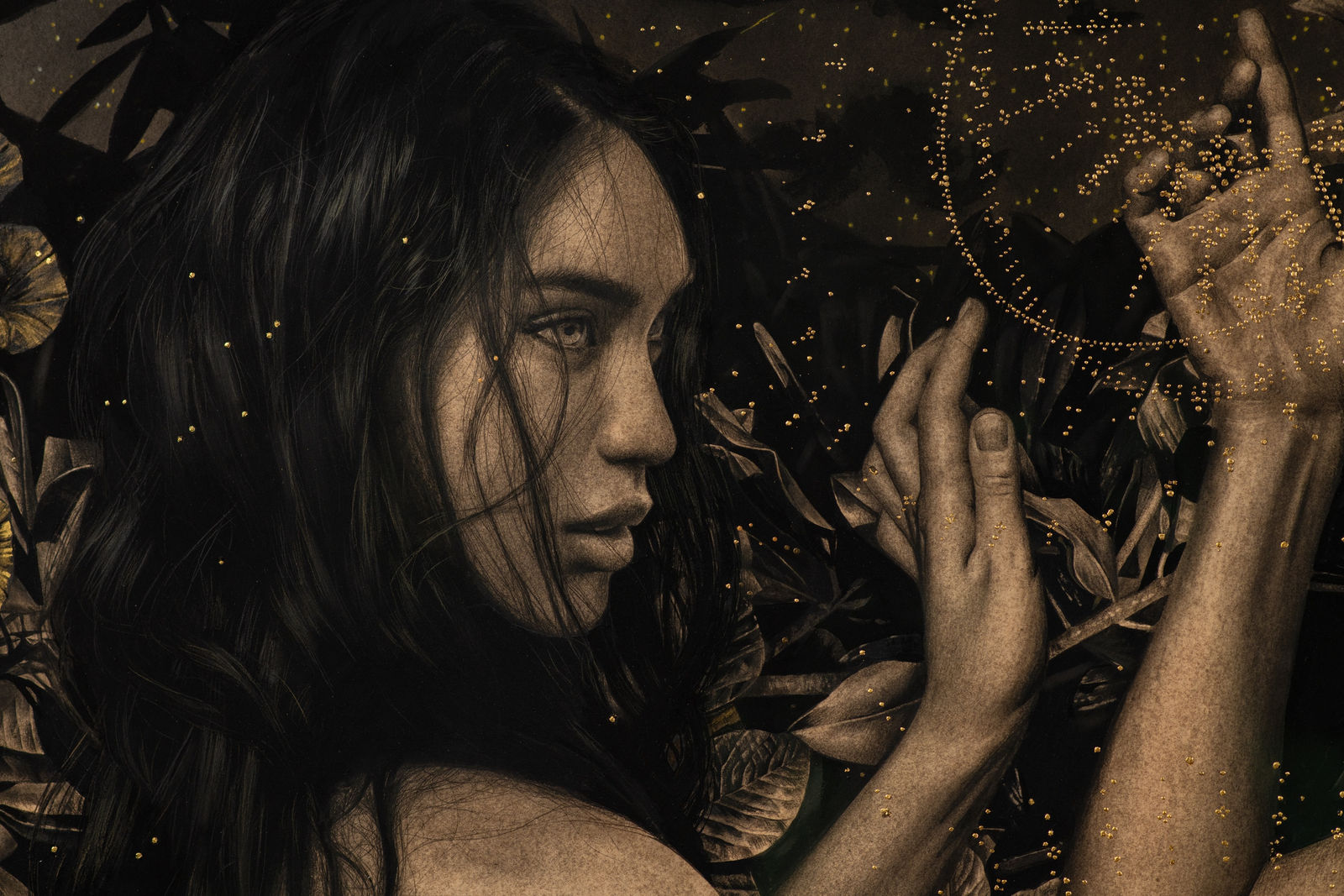 Alessandra Maria, Eva, Estrella, and Cecilia Summoning Starfall,  2024