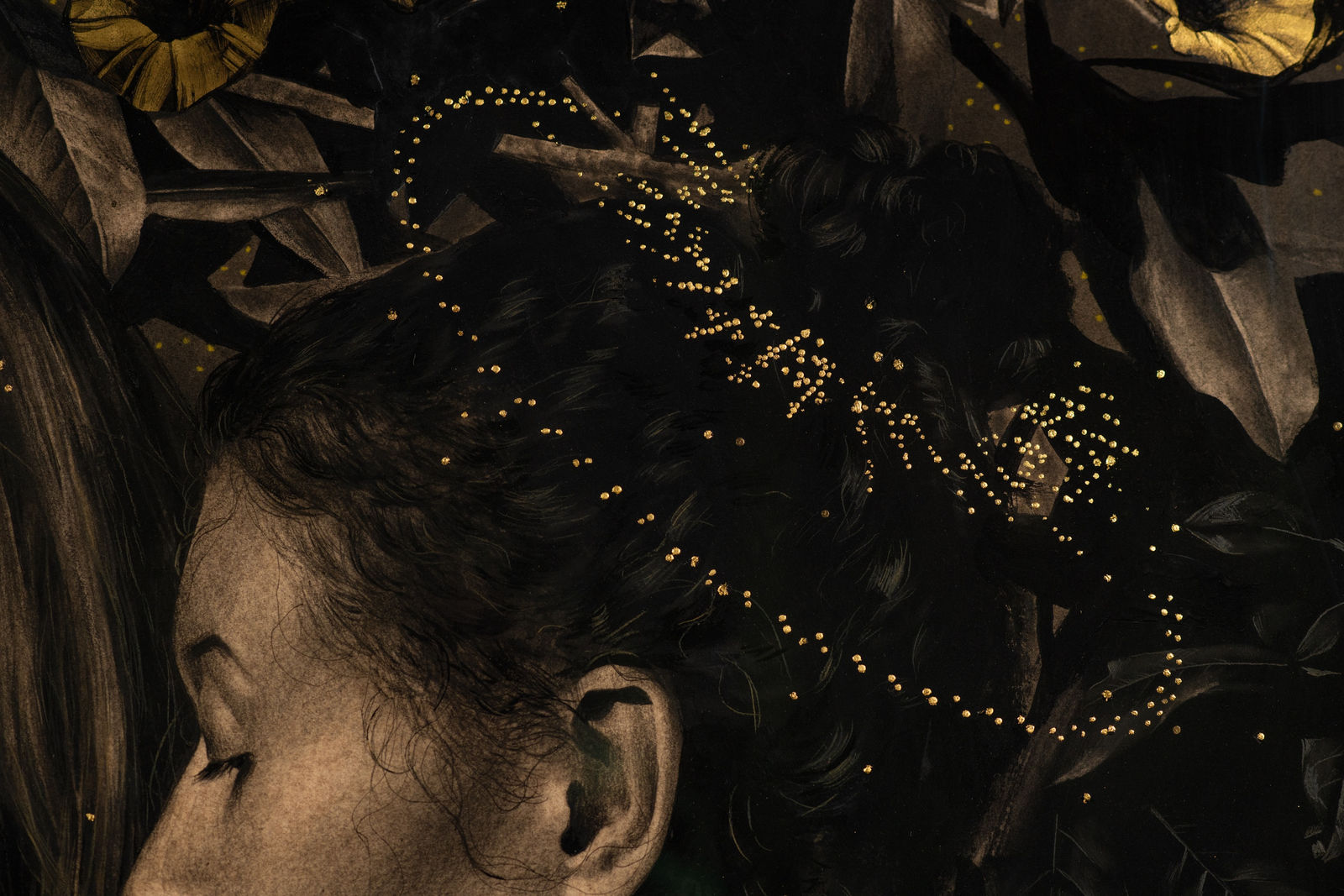 Alessandra Maria, Eva, Estrella, and Cecilia Summoning Starfall,  2024