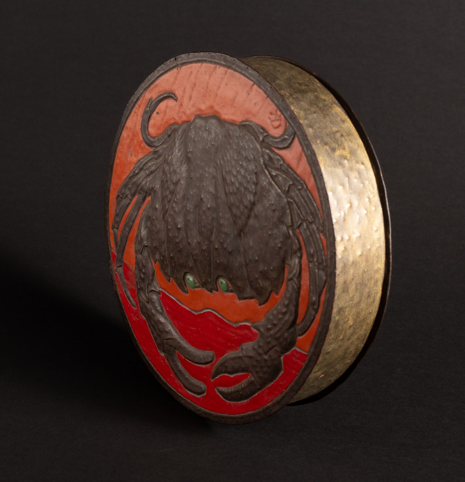 Alfred Daguet, Crab Round Box,  c. 1905