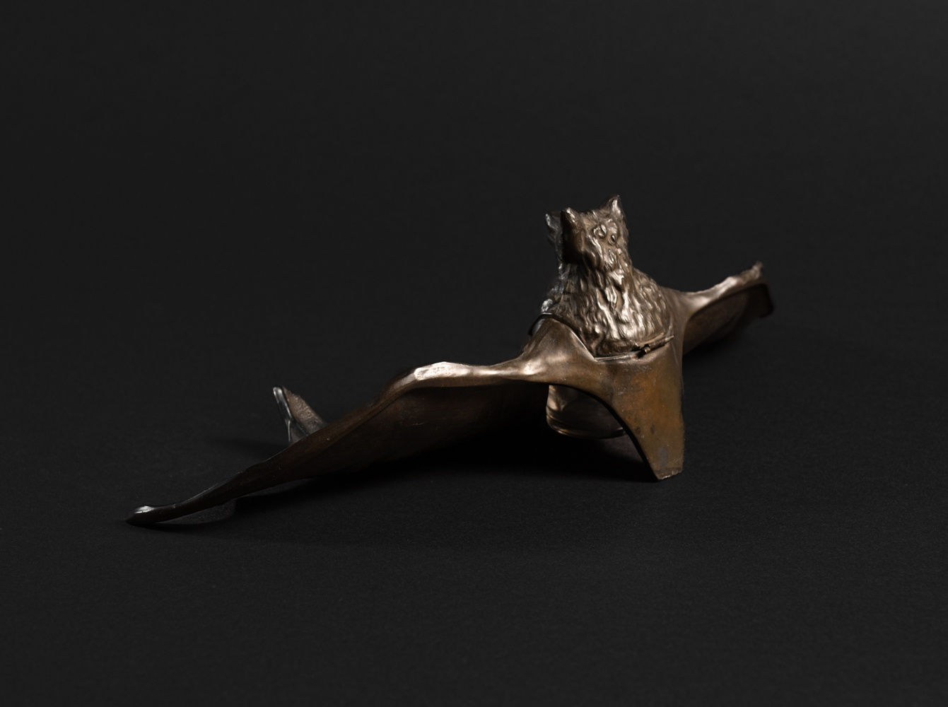 Fabulous Unknown, Bat Inkwell,  c. 1900