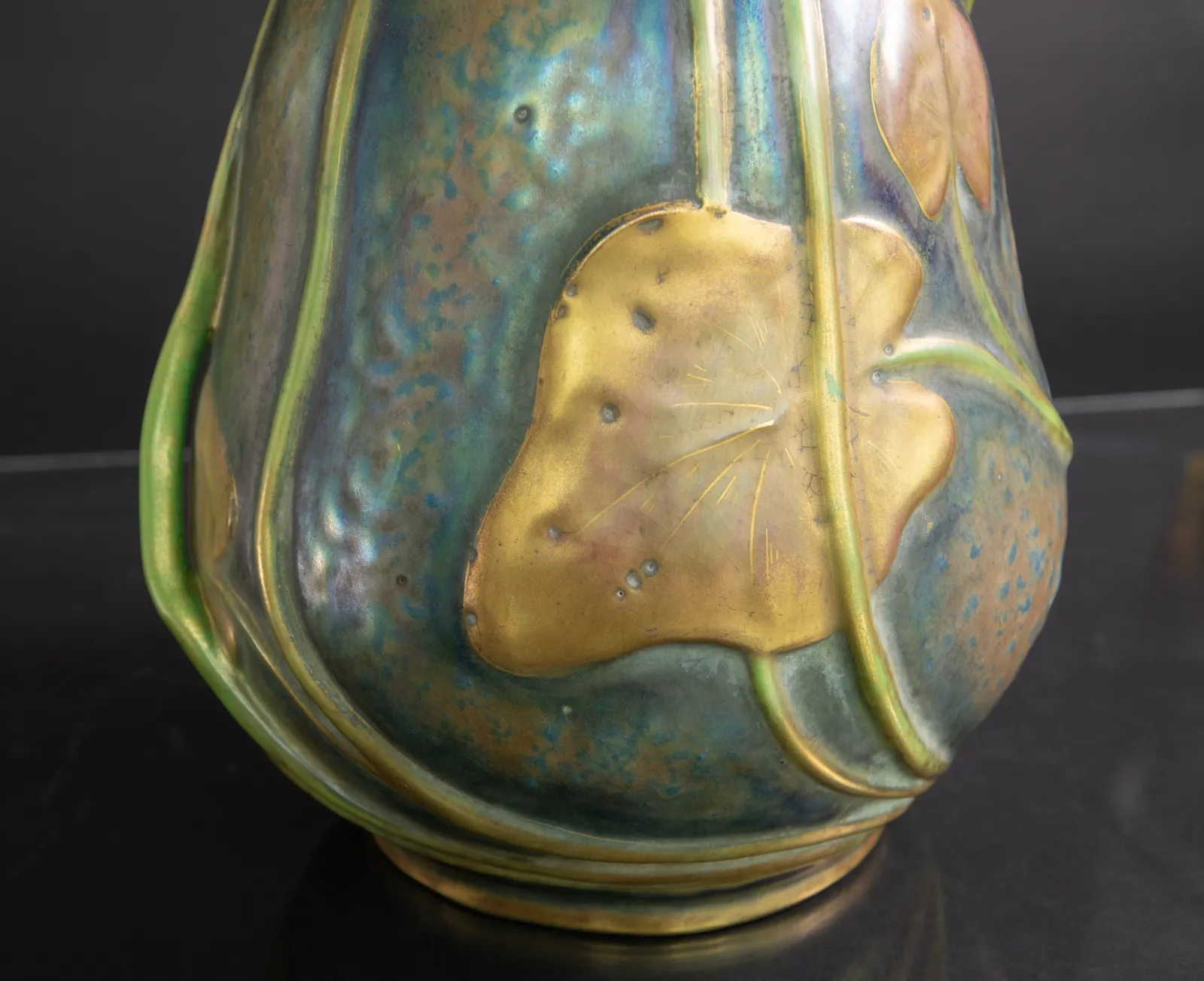 Amphora, Vase with Water Plants and Bats,  1901-1902