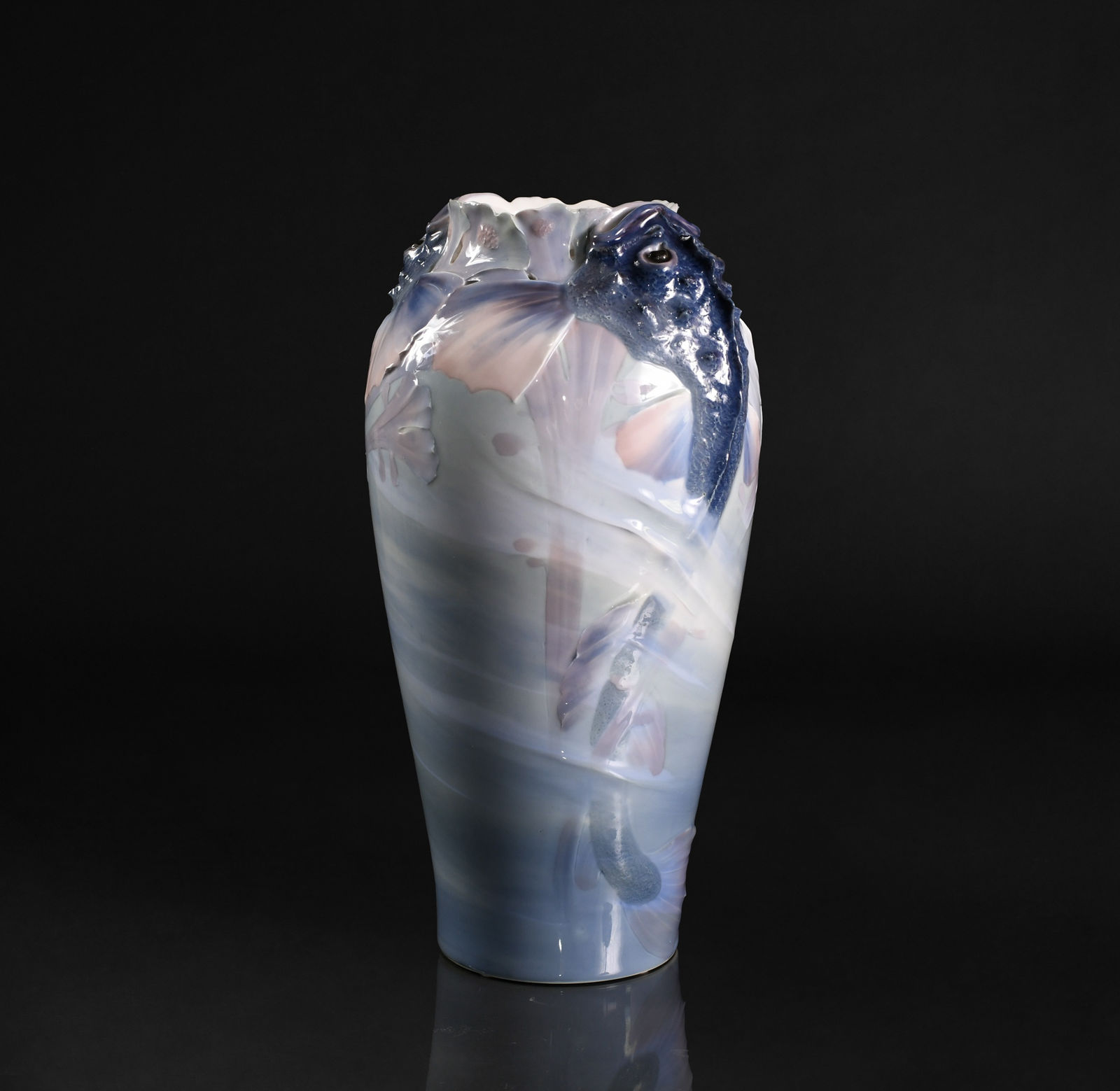 Rörstrand, Monumental Monkfish Vase,  c. 1900