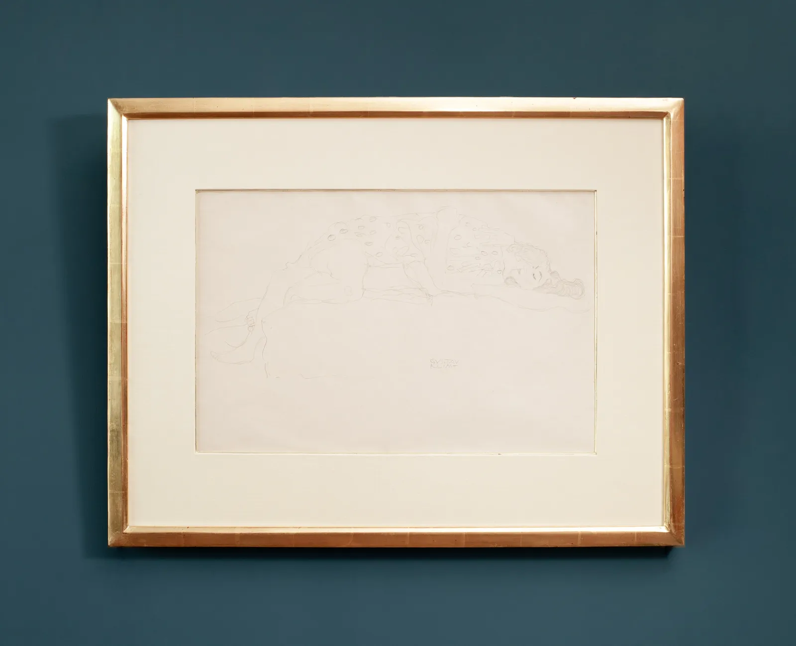 Gustav Klimt, Lovers Reclining,  c. 1913