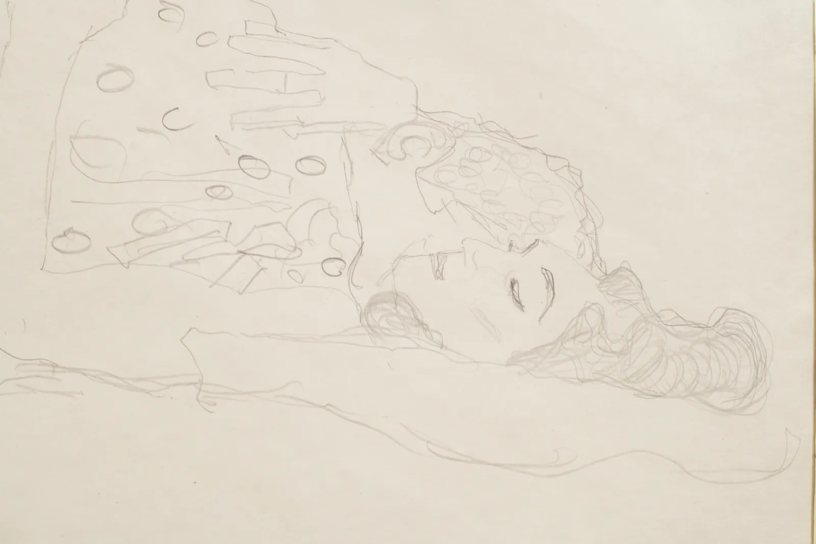 Gustav Klimt, Lovers Reclining,  c. 1913