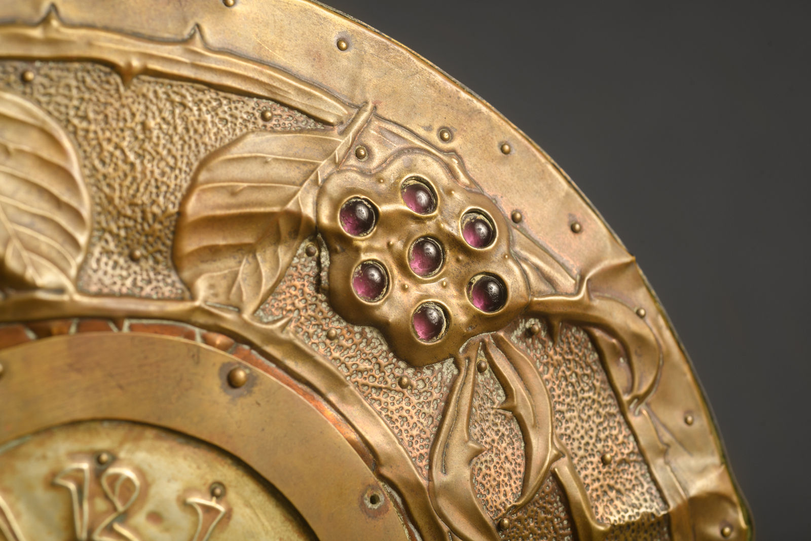 Alfred Daguet, Leaf & Berry Clock,  c. 1903