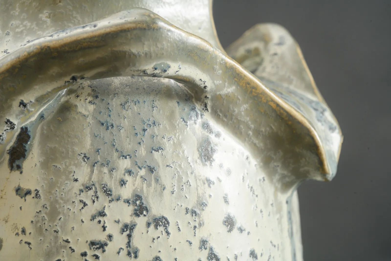 Atelier de Galtigny, Vase with Sharkskin Glaze, c. 1900