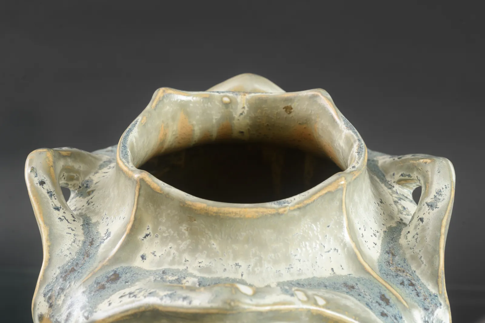 Atelier de Galtigny, Vase with Sharkskin Glaze, c. 1900