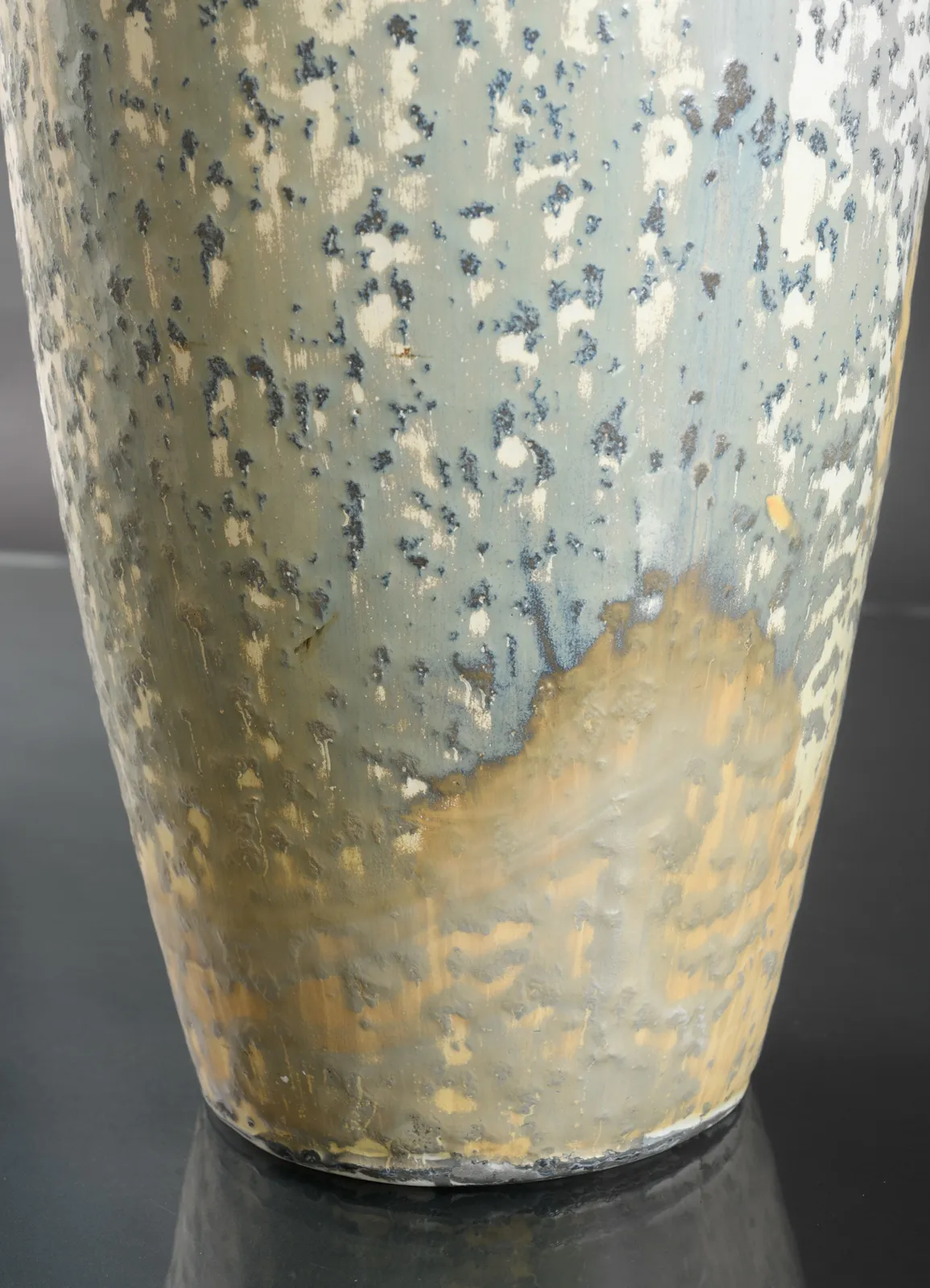Atelier de Galtigny, Vase with Sharkskin Glaze, c. 1900