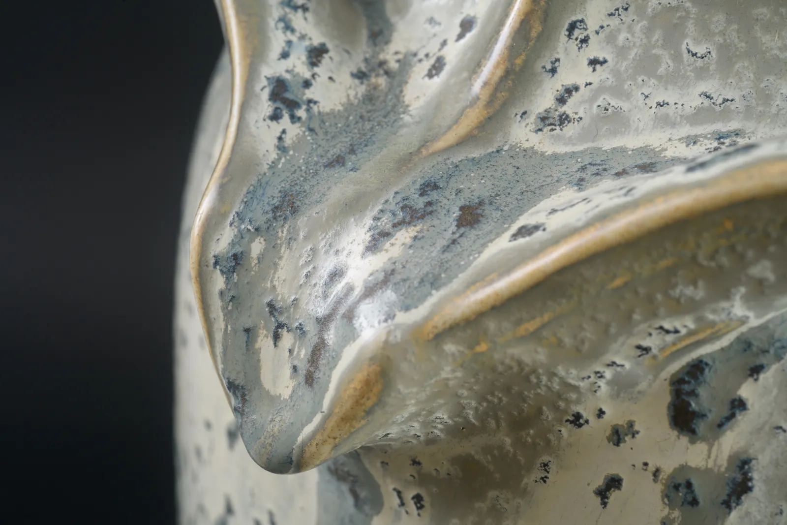 Atelier de Galtigny, Vase with Sharkskin Glaze, c. 1900