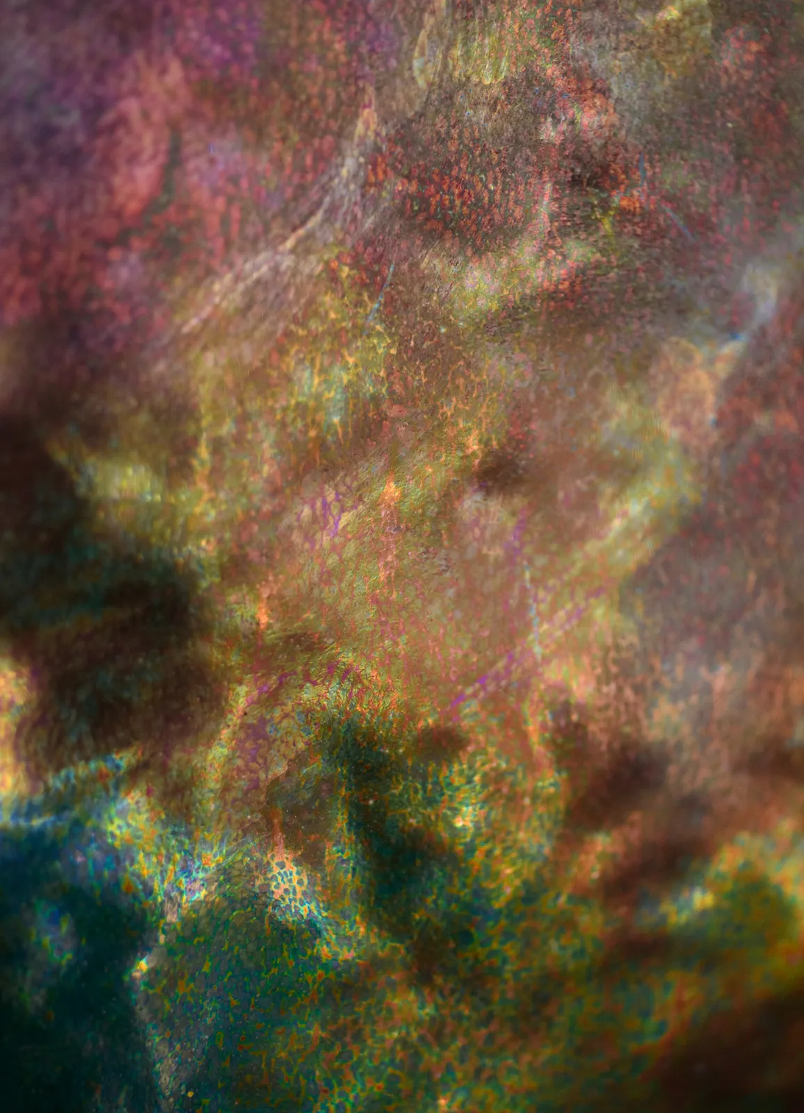 Massier, Midnight Mushroom Plaque,  c. 1900