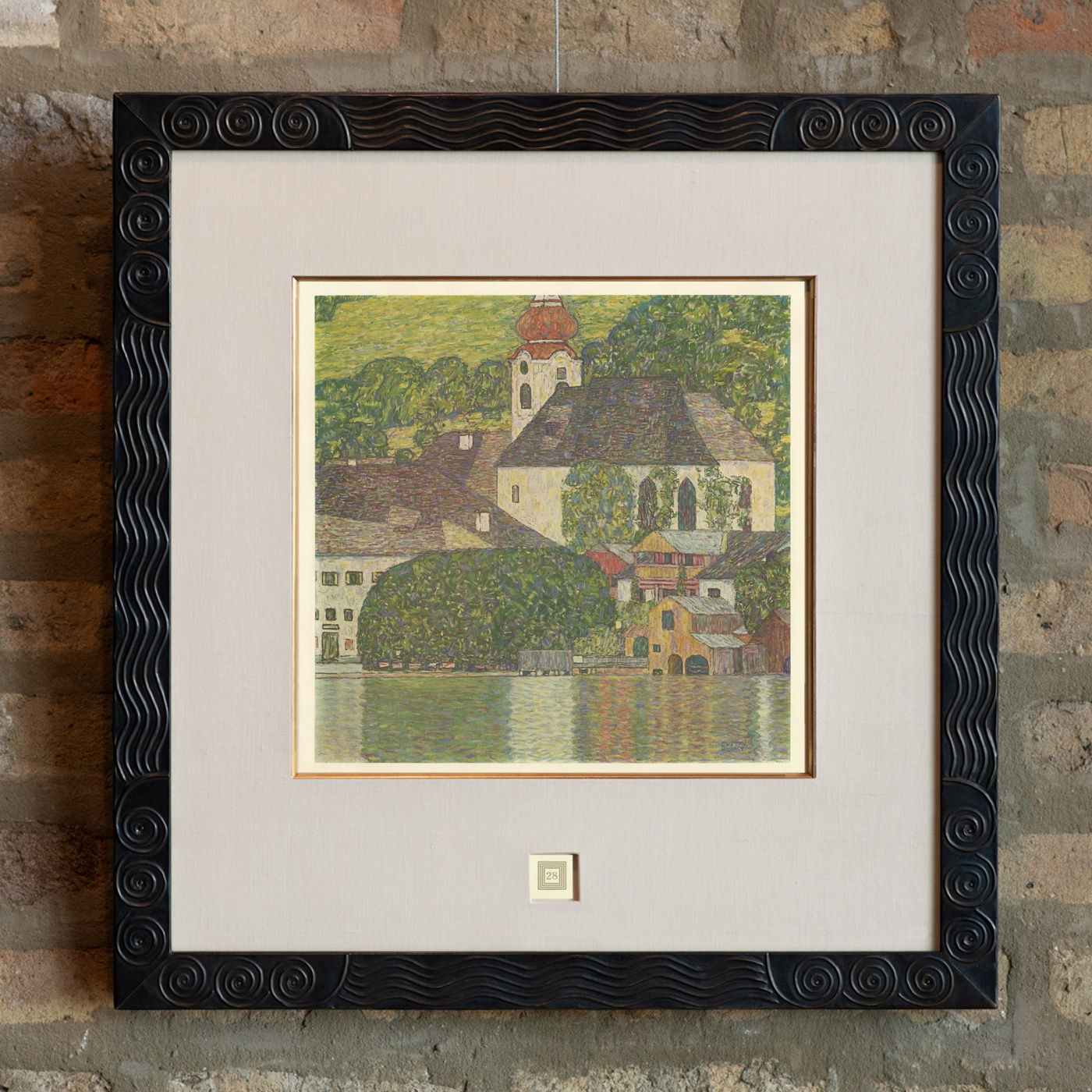 Gustav Klimt, Church on Lake Wolfgang,  1931