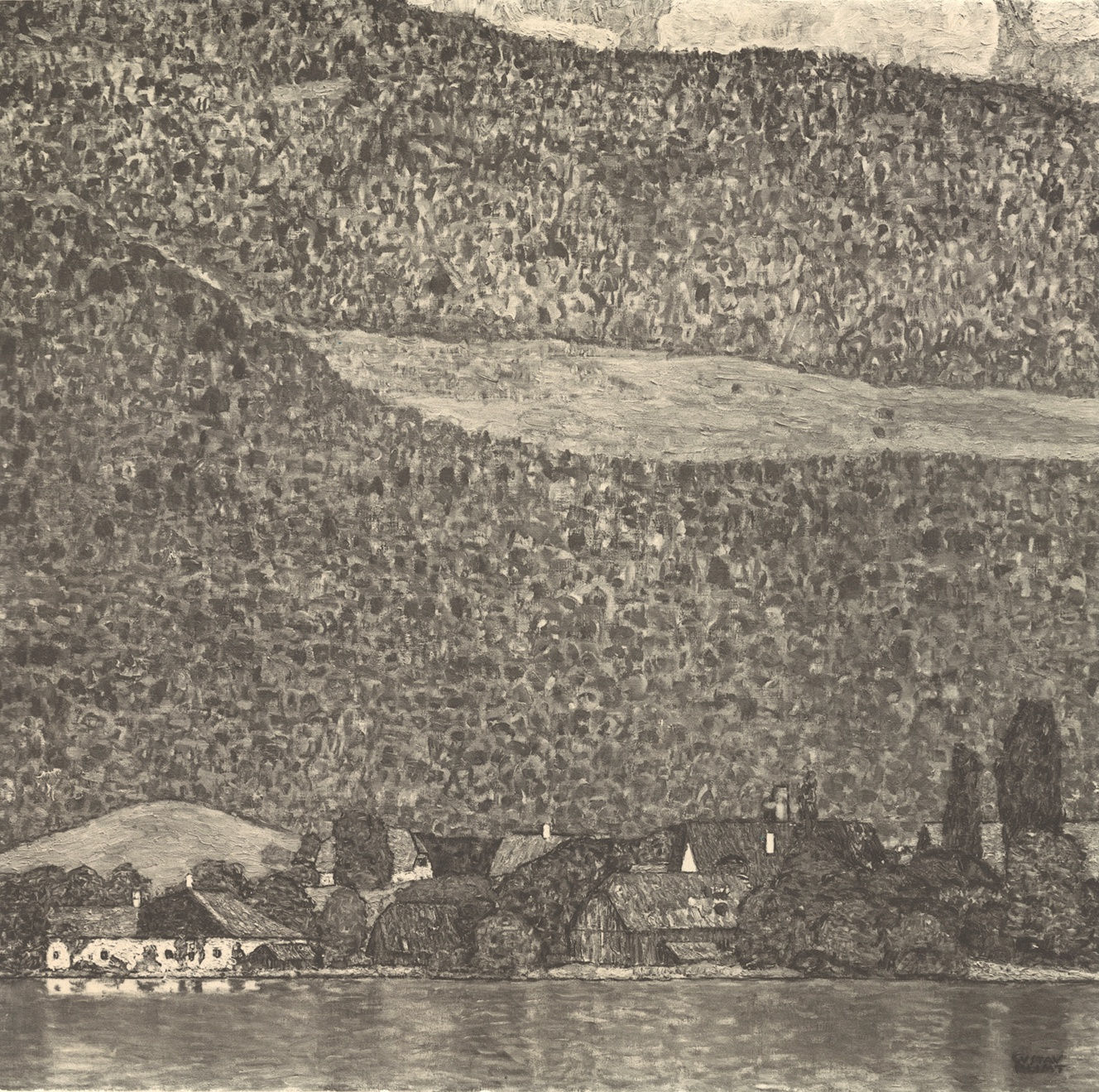 Gustav Klimt, Litzlberg on Lake Attersee,  1931