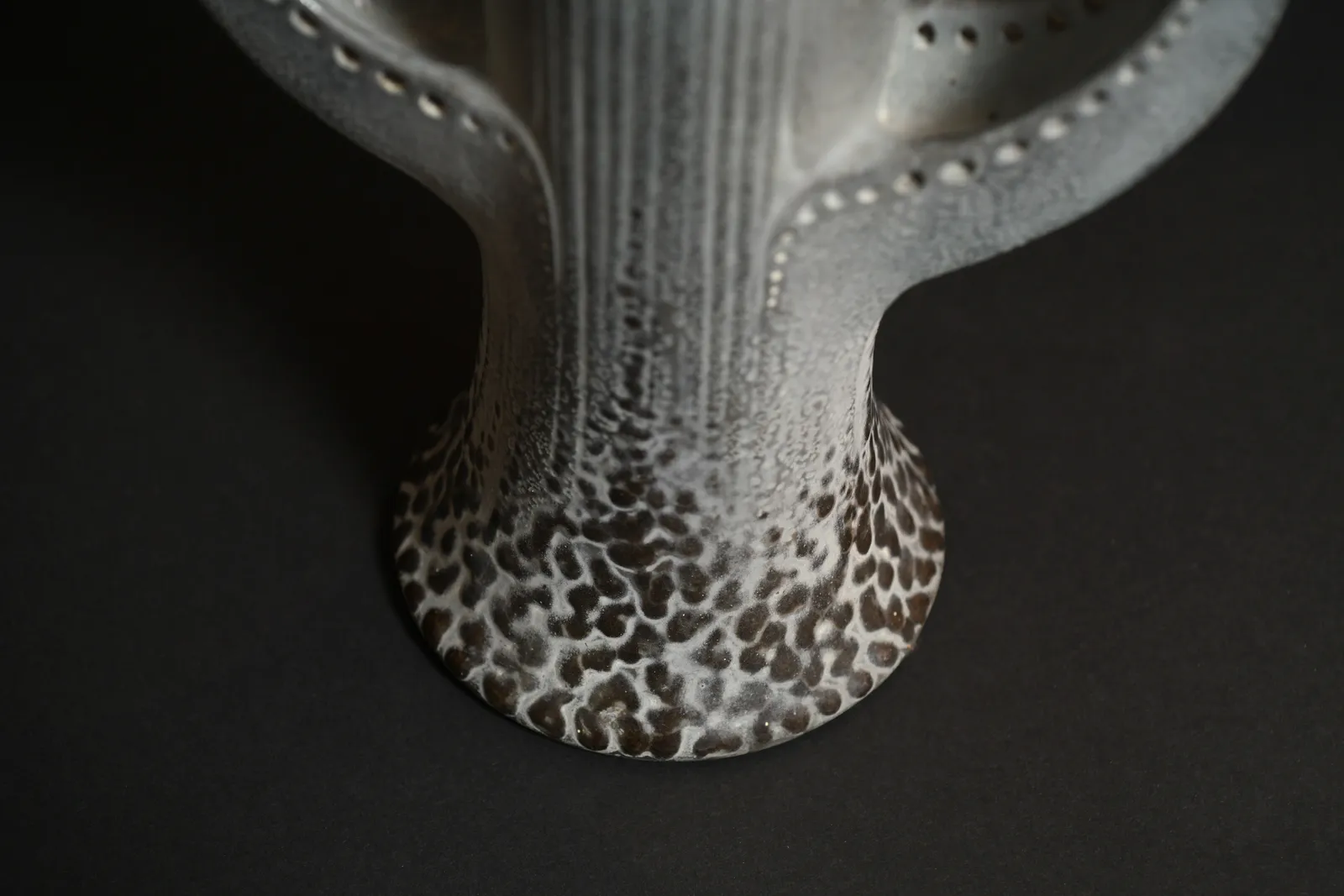 Amphora, Monumental Vase in the Shape of a Stylized Tree w/Two Branches,  1906-1907