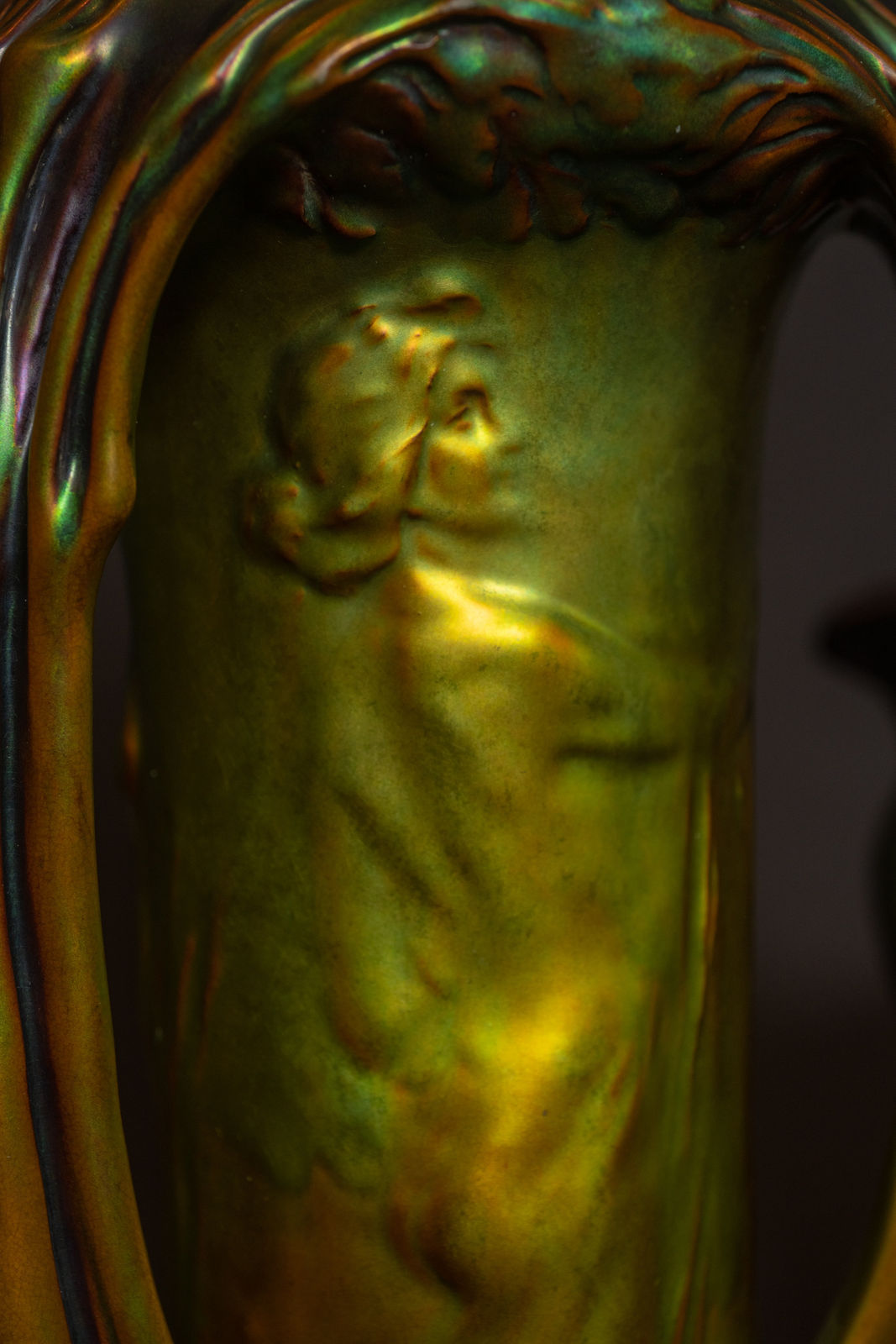 Zsolnay Pecs, Maidens Vase,  c. 1900