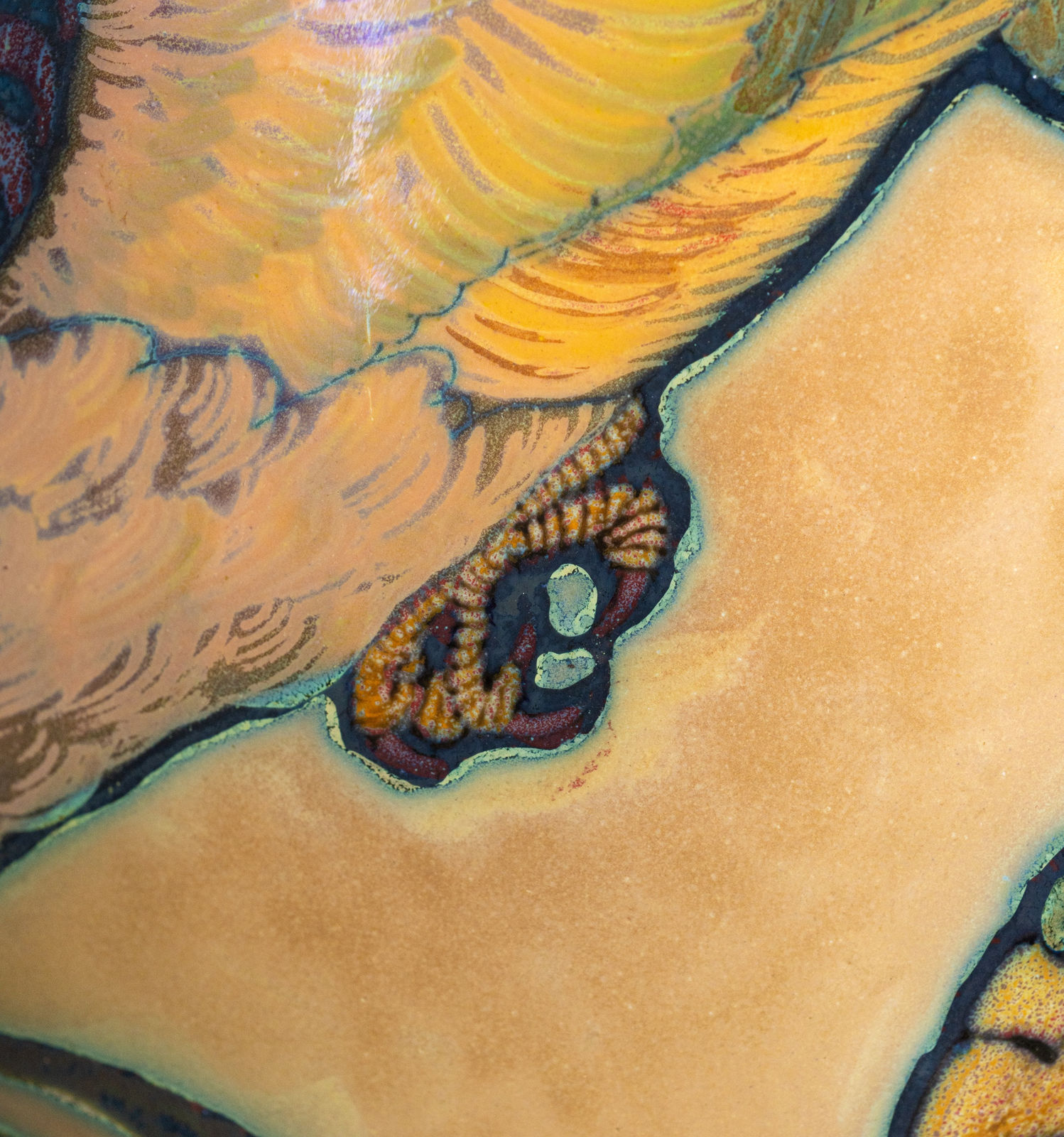 Galileo Chini, Raptor Vase,  c. 1900