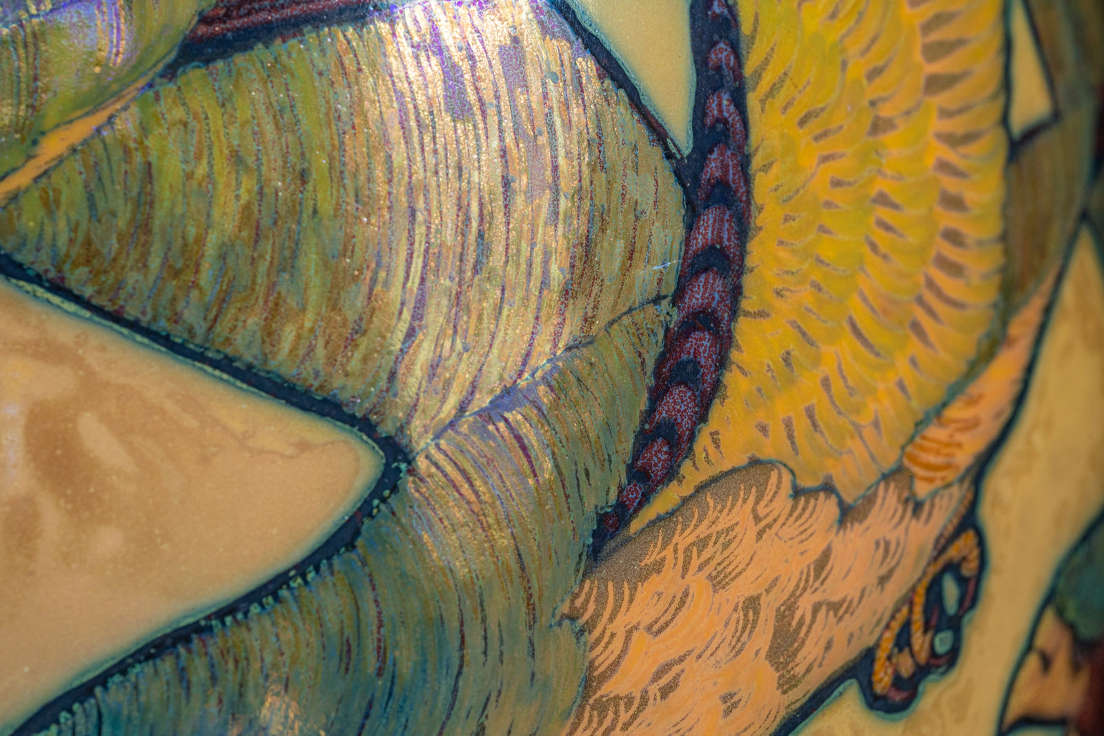 Galileo Chini, Raptor Vase,  c. 1900