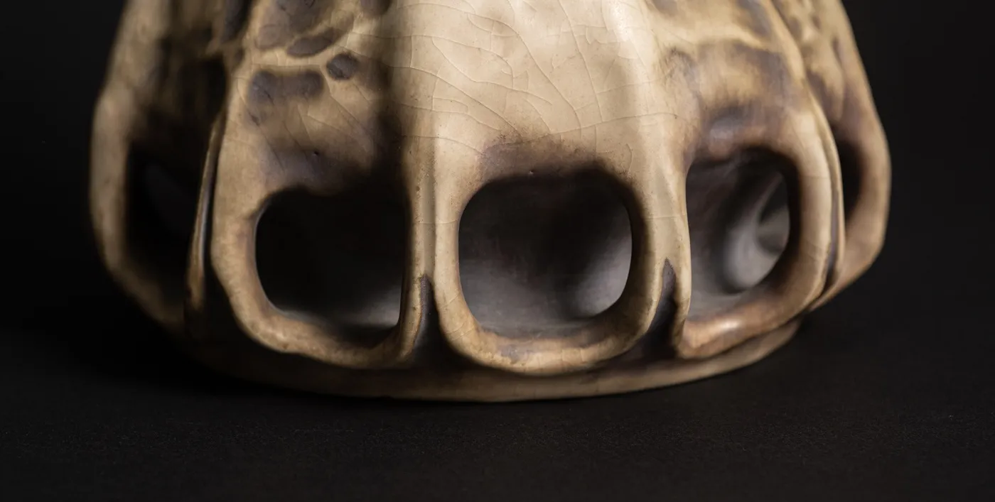 Amphora, Edda Series Drip Vase with Four Handles,  1900-1901