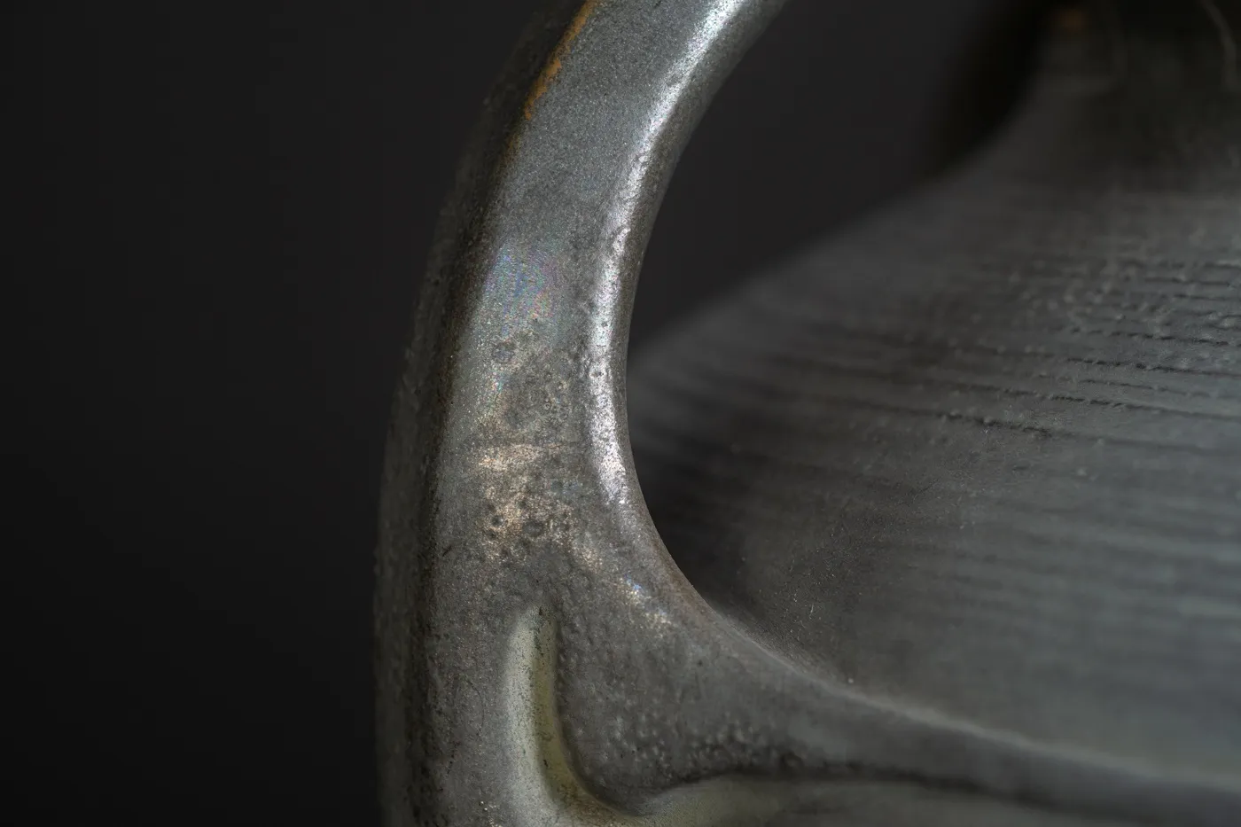 Amphora, Four-Handled, Ribbed Vase,  1906-1907