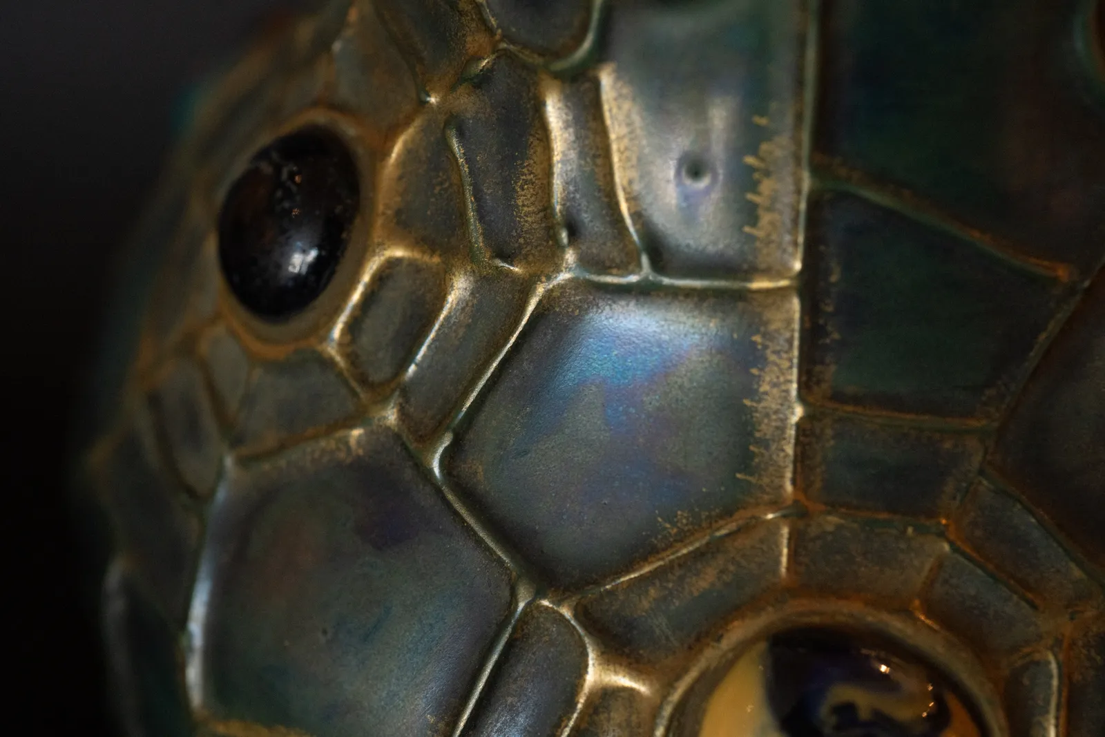 Amphora, Gres Bijou Series Butterflies & Spiderwebs Vase,  1904-1906