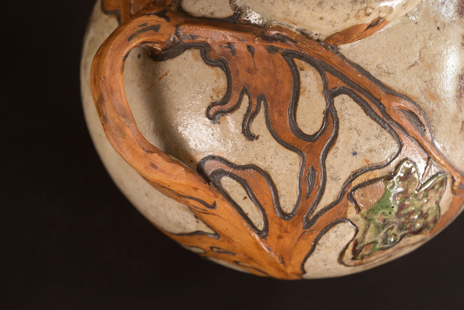 Edmond Lachenal, Vitis Vase,  c. 1902