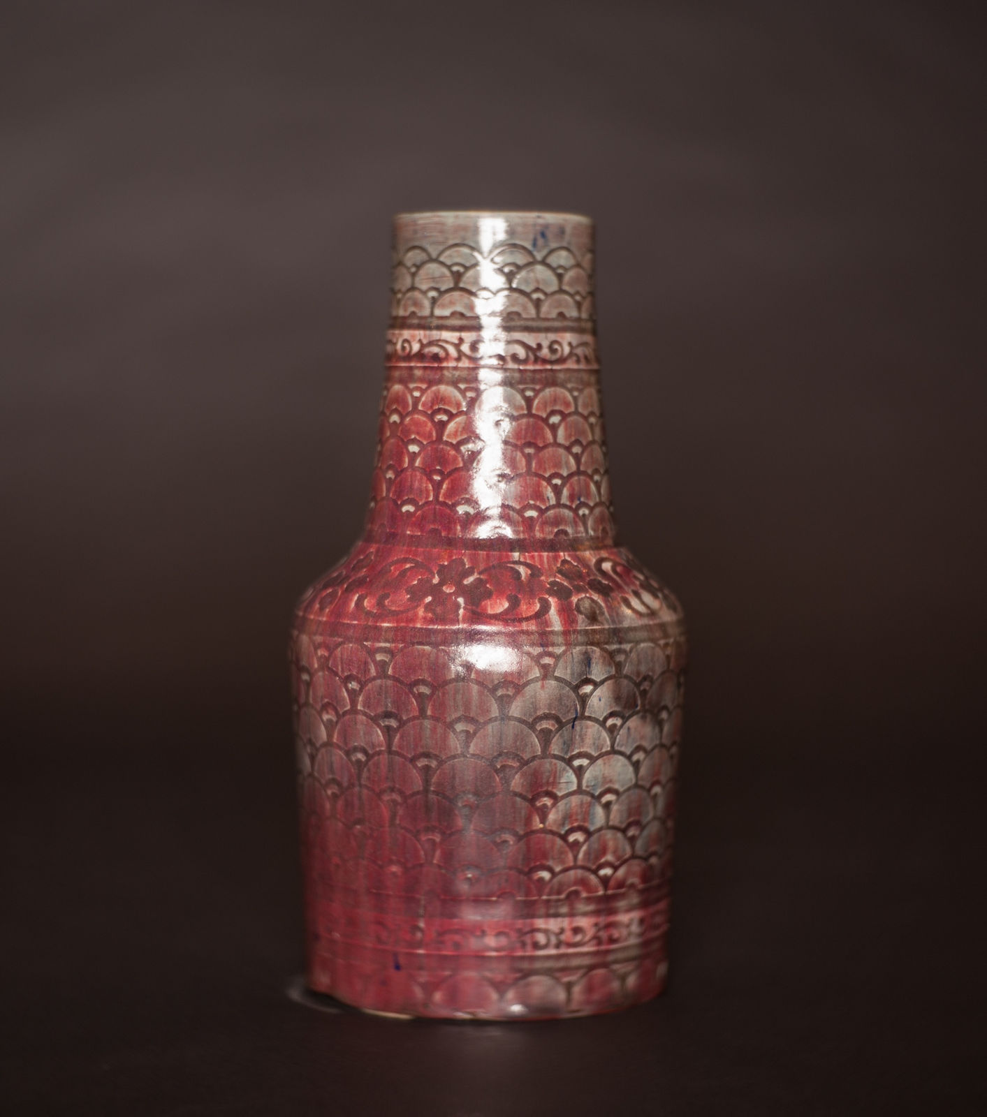 Auguste Delaherche, Shell Pattern Vase,  c 1897