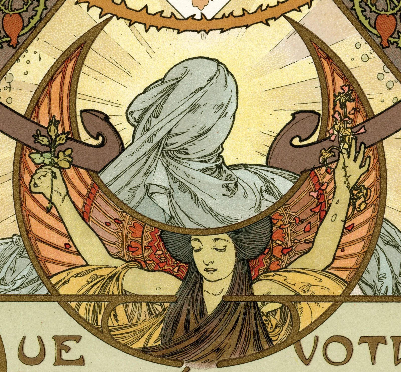 Alphonse Mucha, On Earth as it is in Heaven,  1899