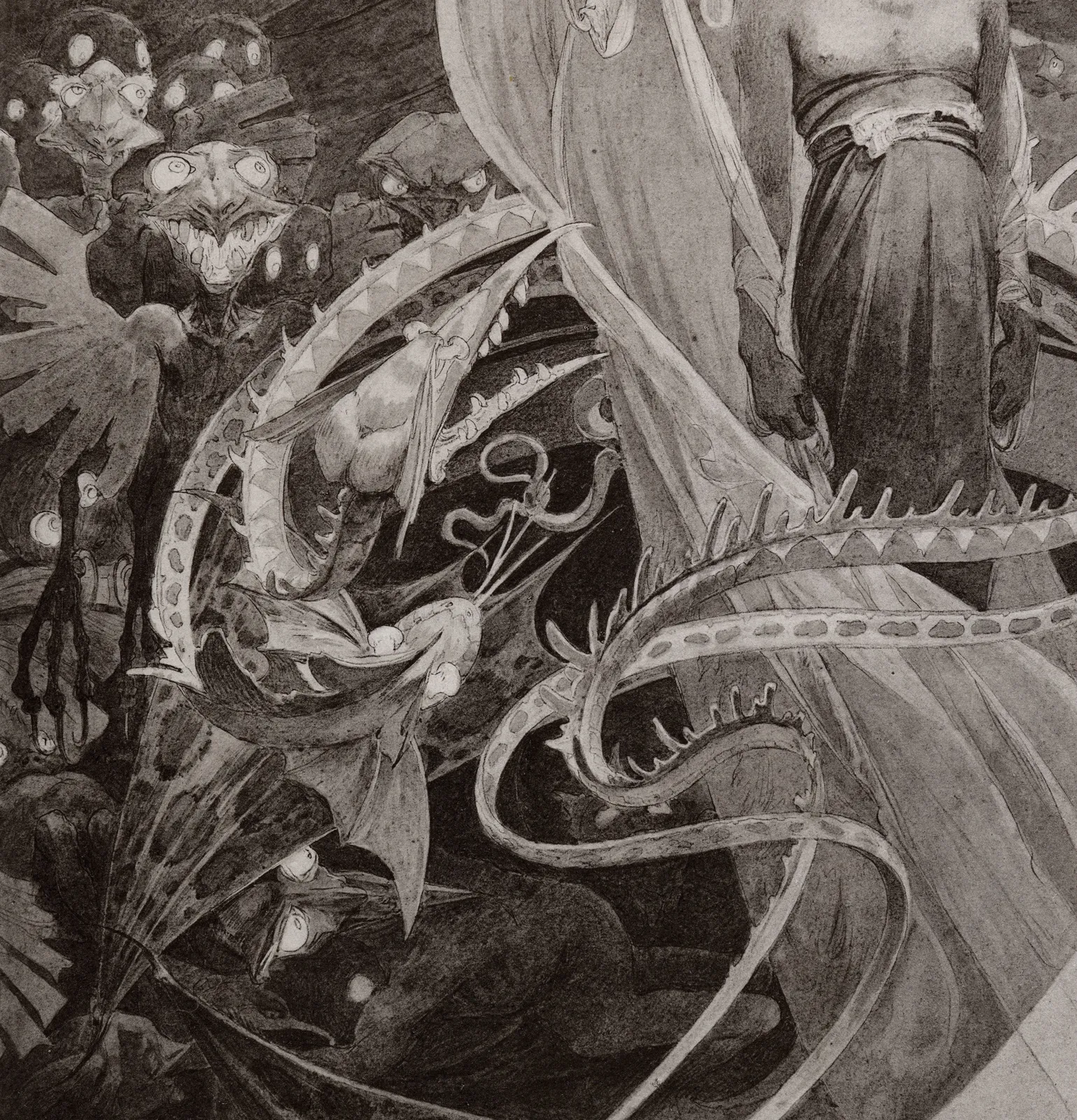 Alphonse Mucha, Lead Us Not Into Temptation But Deliver Us From Evil,  1899