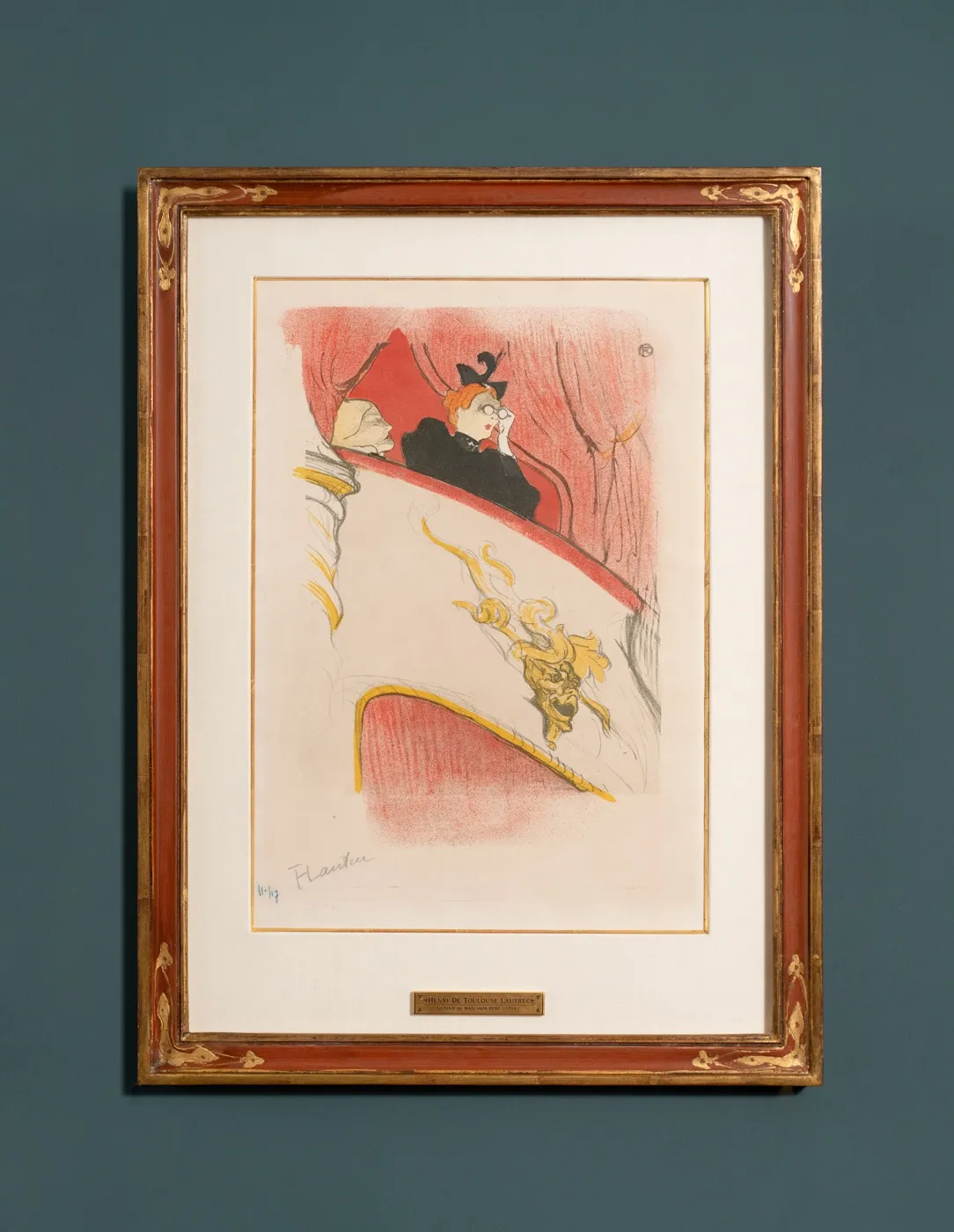 Toulouse Lautrec, La Loge au Mascaron Dore,  1893