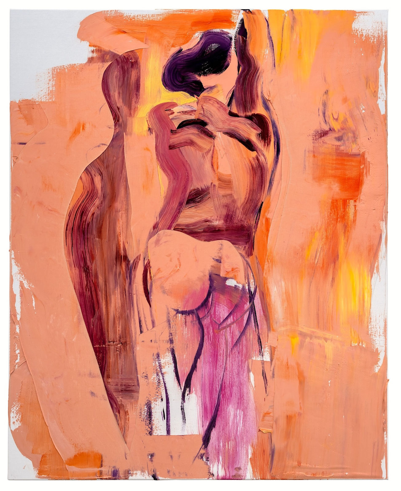 Sebastian Hosu, Back into Orange-Ocher Void, 2025