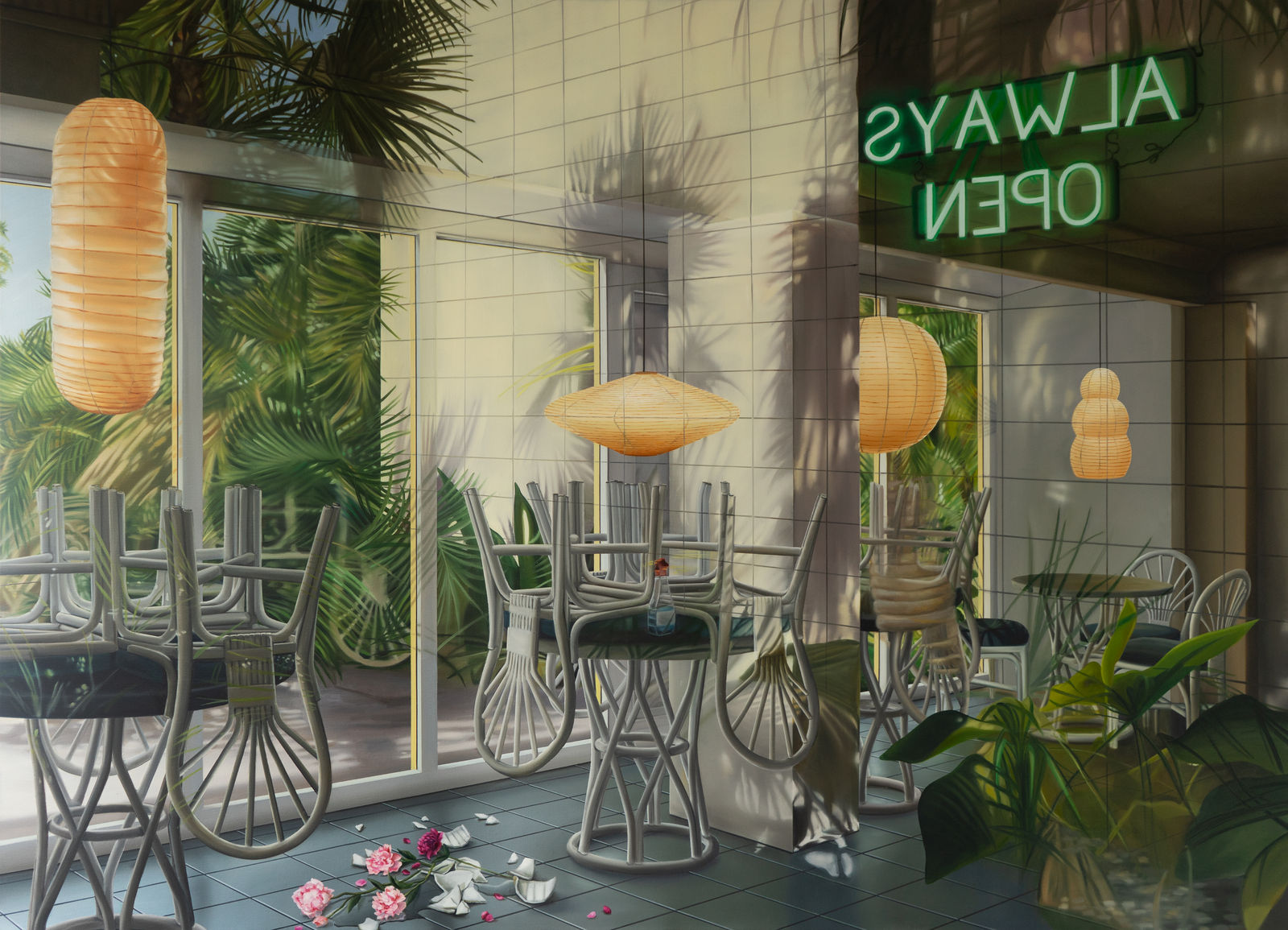 Alina Grasmann, Yellow Flower (room 3), 2021