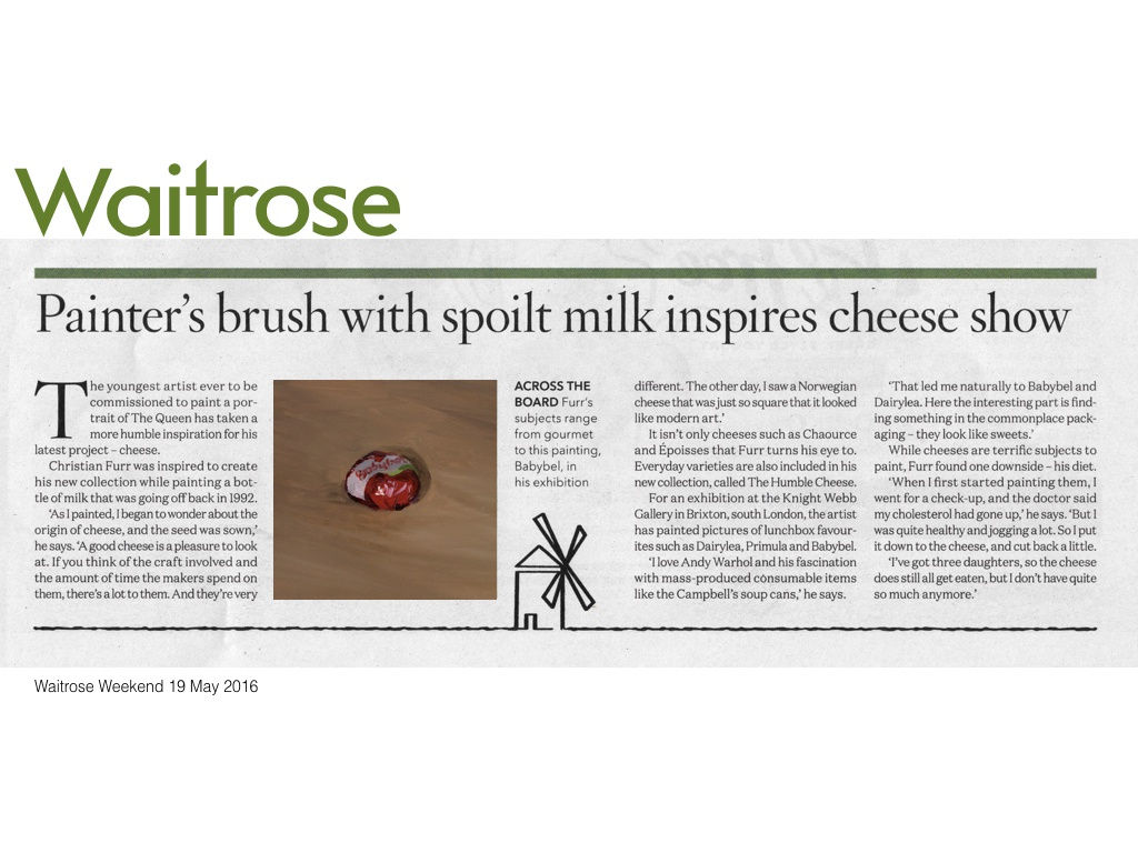 Christian Furr, Dairy Lea, 2016