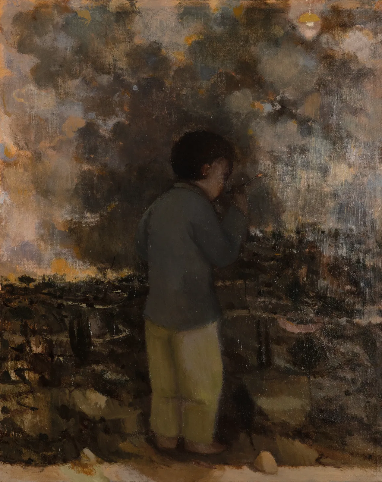 Joe Fan, RSA, Painting Up a Storm