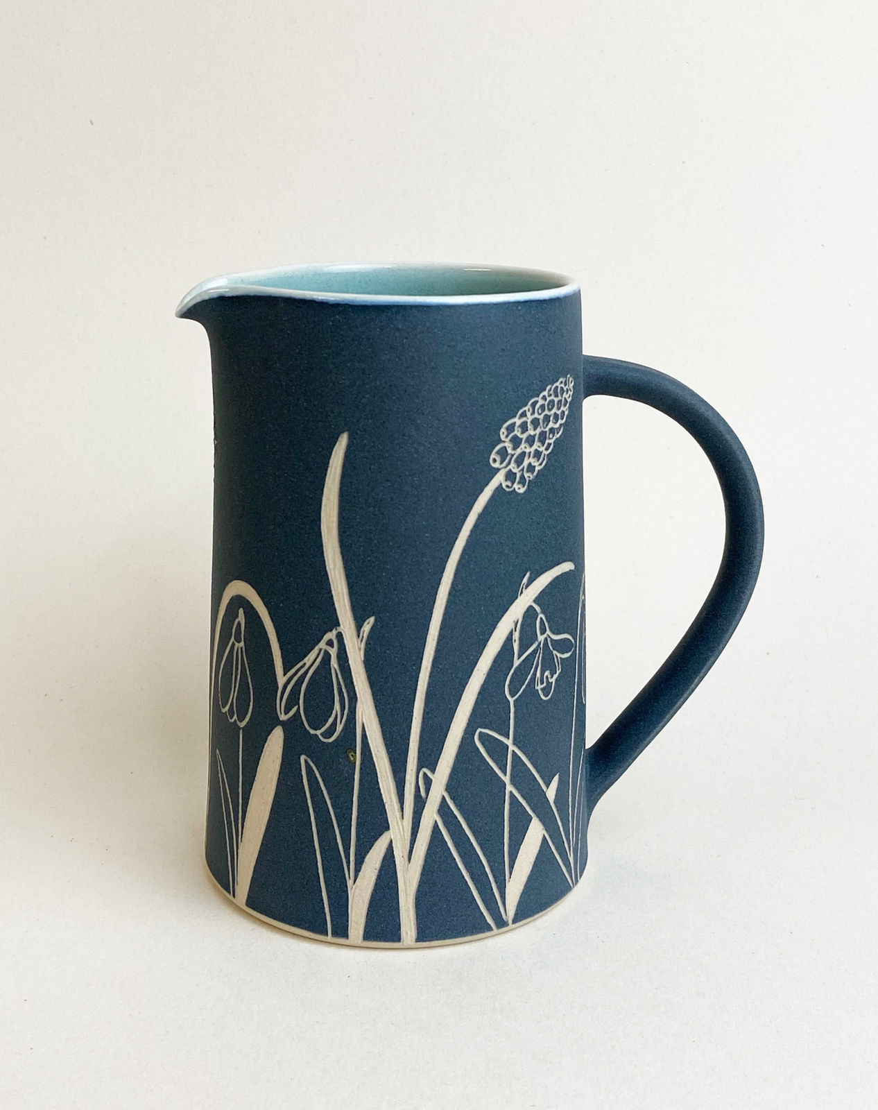 Jo Walker, Grape Hyacinth & Snowdrop Jug