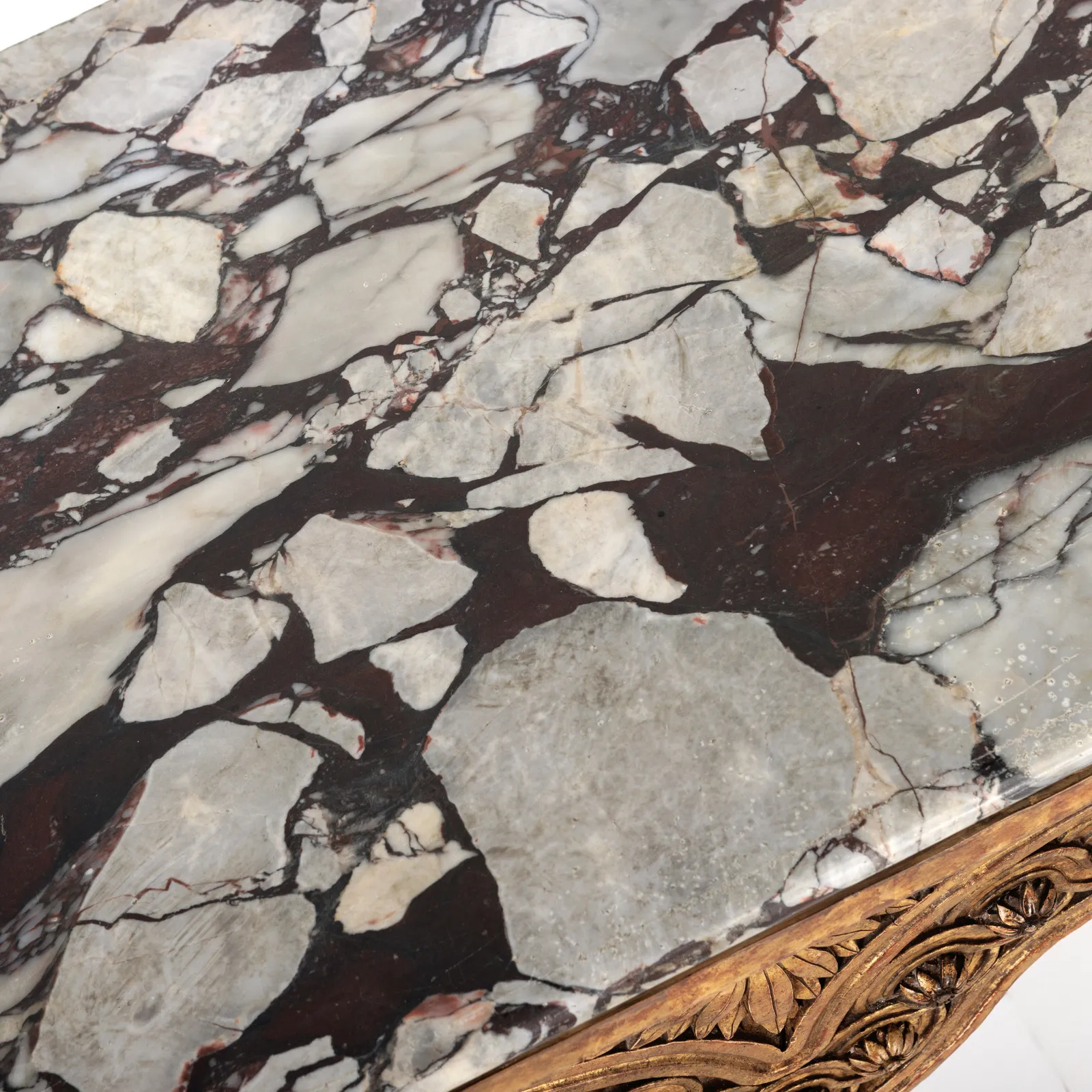 Breccia Violetta Flower Console