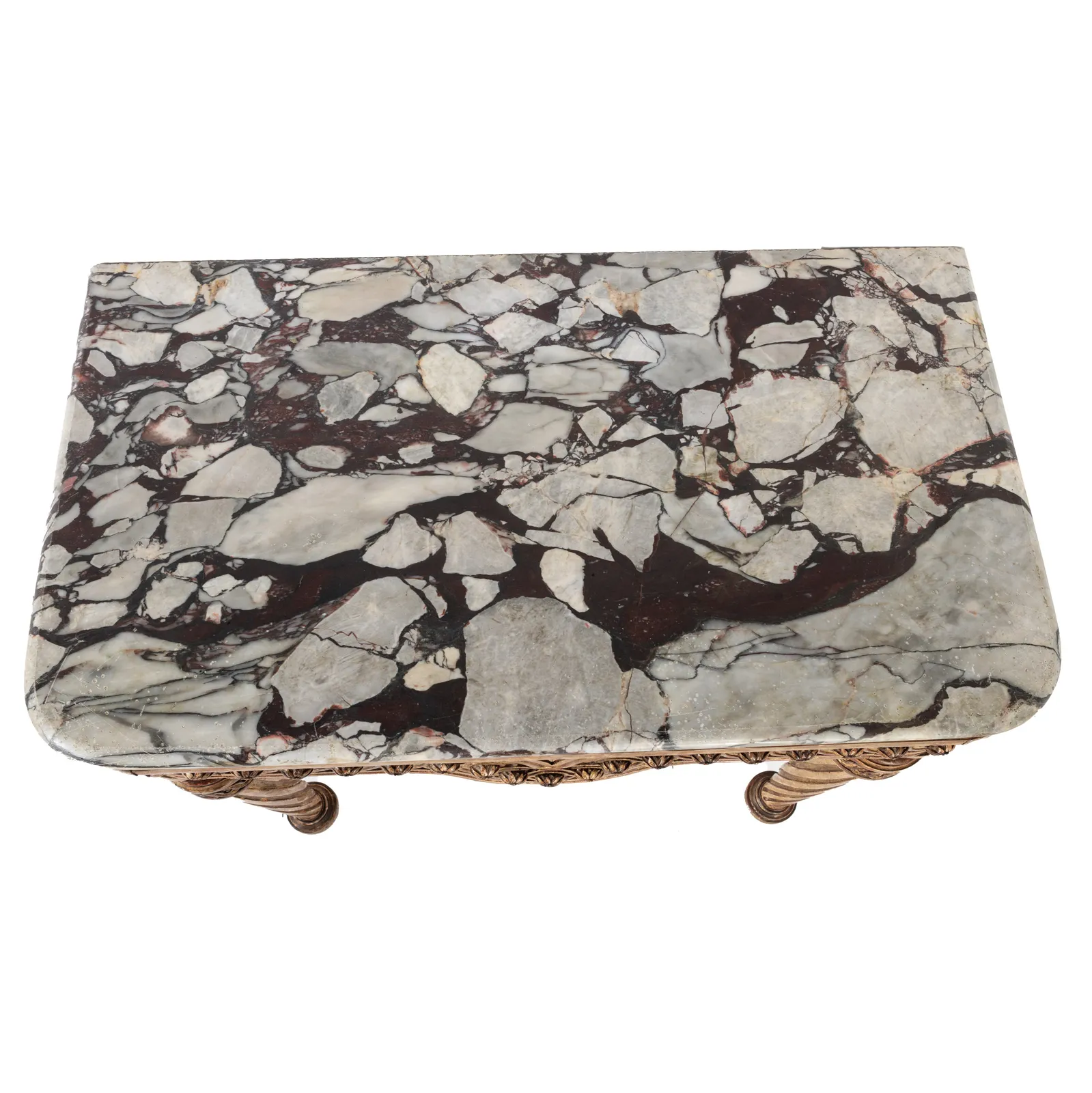 Breccia Violetta Flower Console