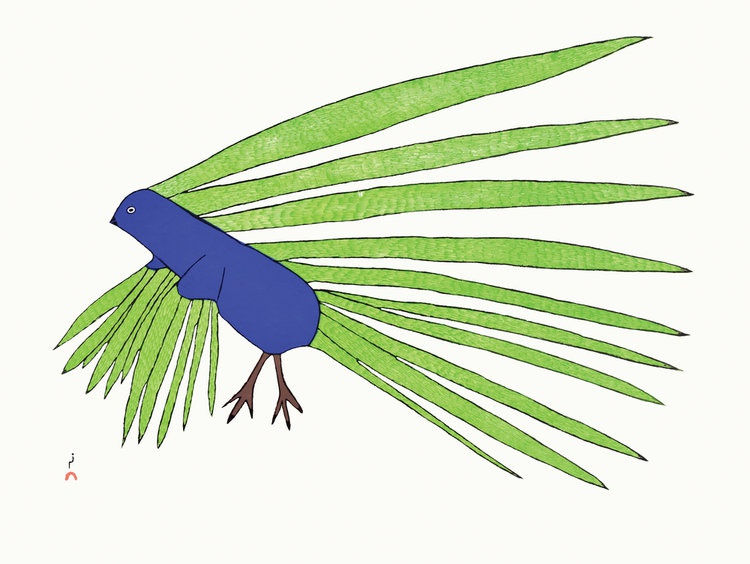 KAKULU SAGGIAKTOK, Green Feathers, 2016