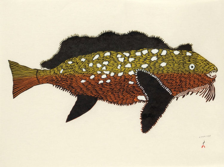 Papiara Tukiki, KANAJURUPALLIAJUQ (TURNING INTO SCULPIN), 2013