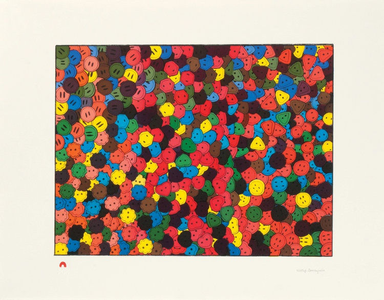 Nicotye Samayualie, MANY BUTTONS, 2013