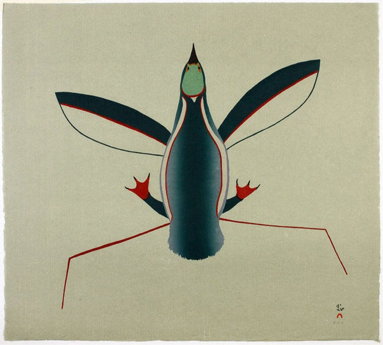 Ohotaq Mikkigak, HESITANT BIRD, 2002
