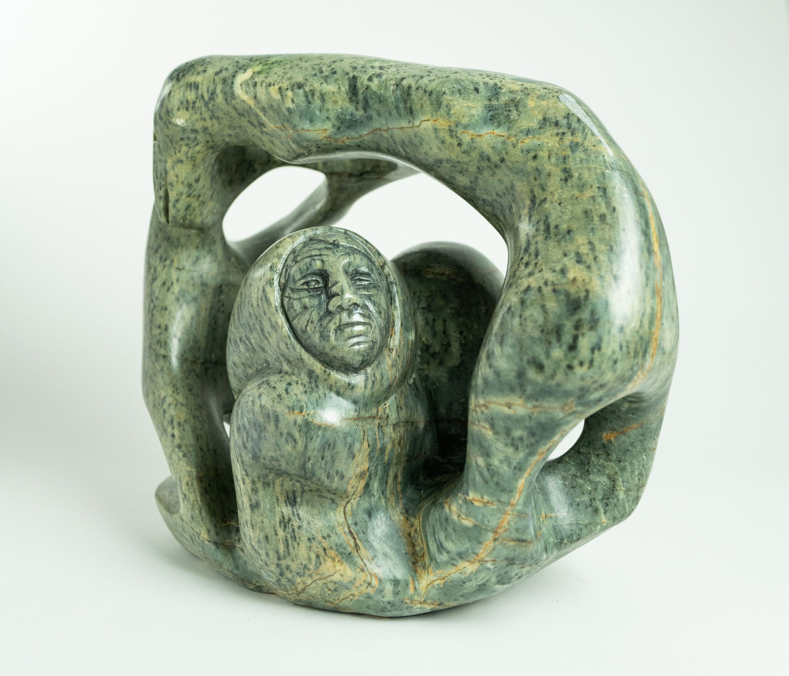 Abraham Anghik Ruben, Waiting on the Sea Ice, 2019