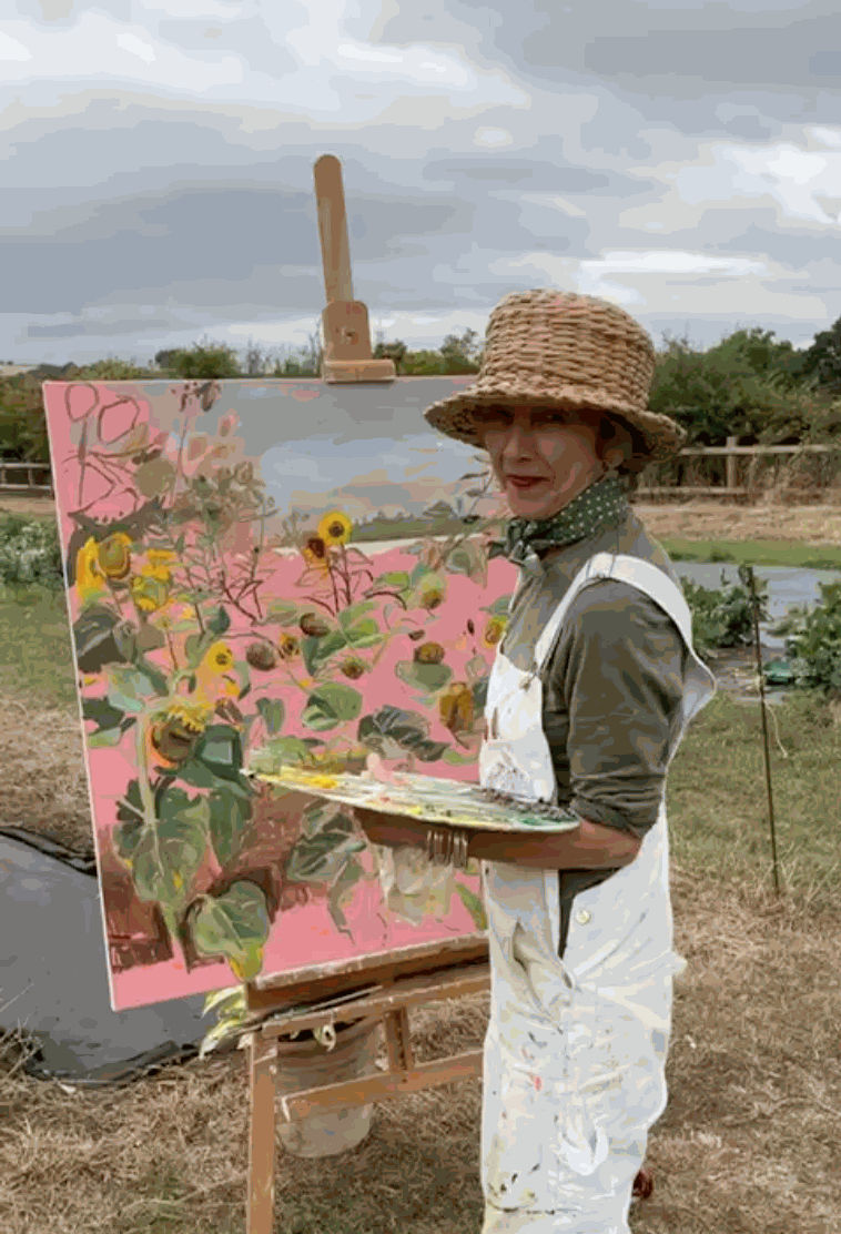 Elaine Kazimierczuk, Charlbury Sunflowers 1, 2025