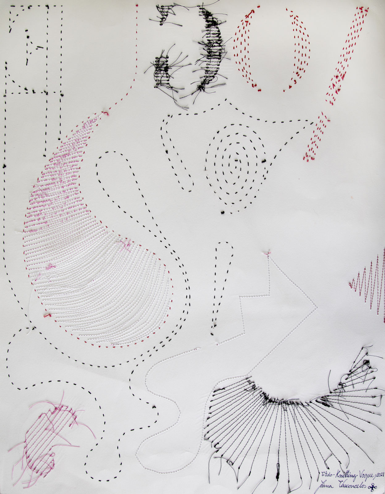 Joana Vasconcelos, Knitting Vogue, 2021