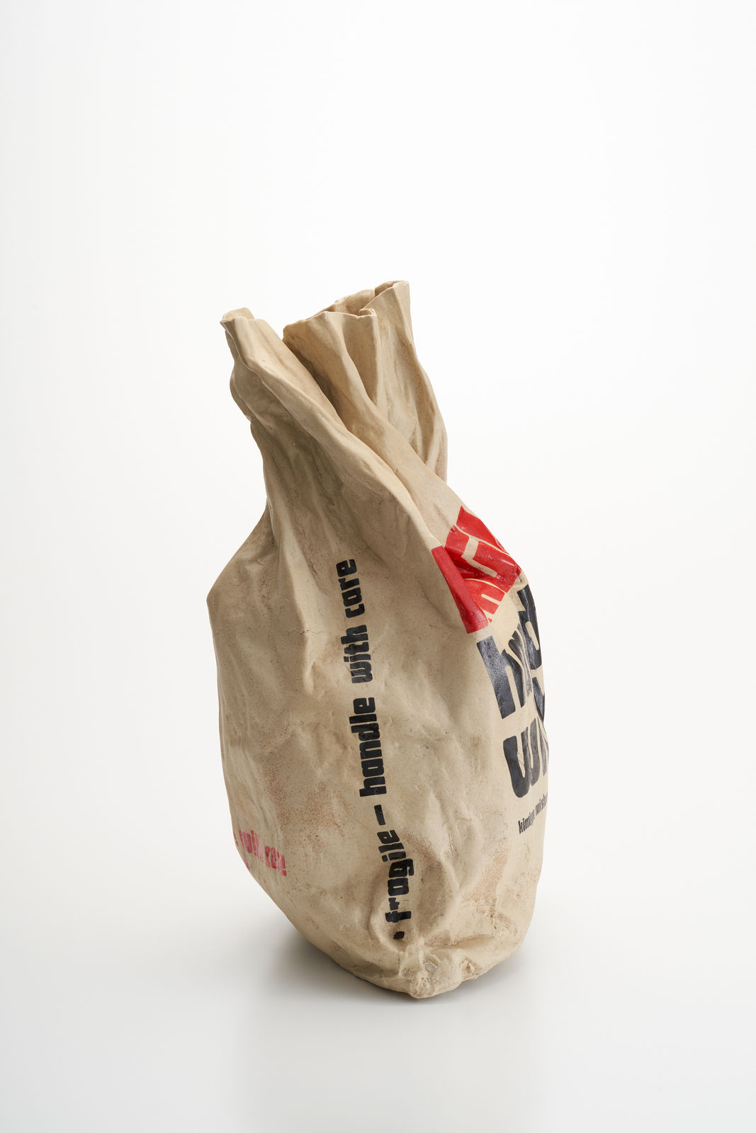 三島 喜美代, Paper Bag C, 1973