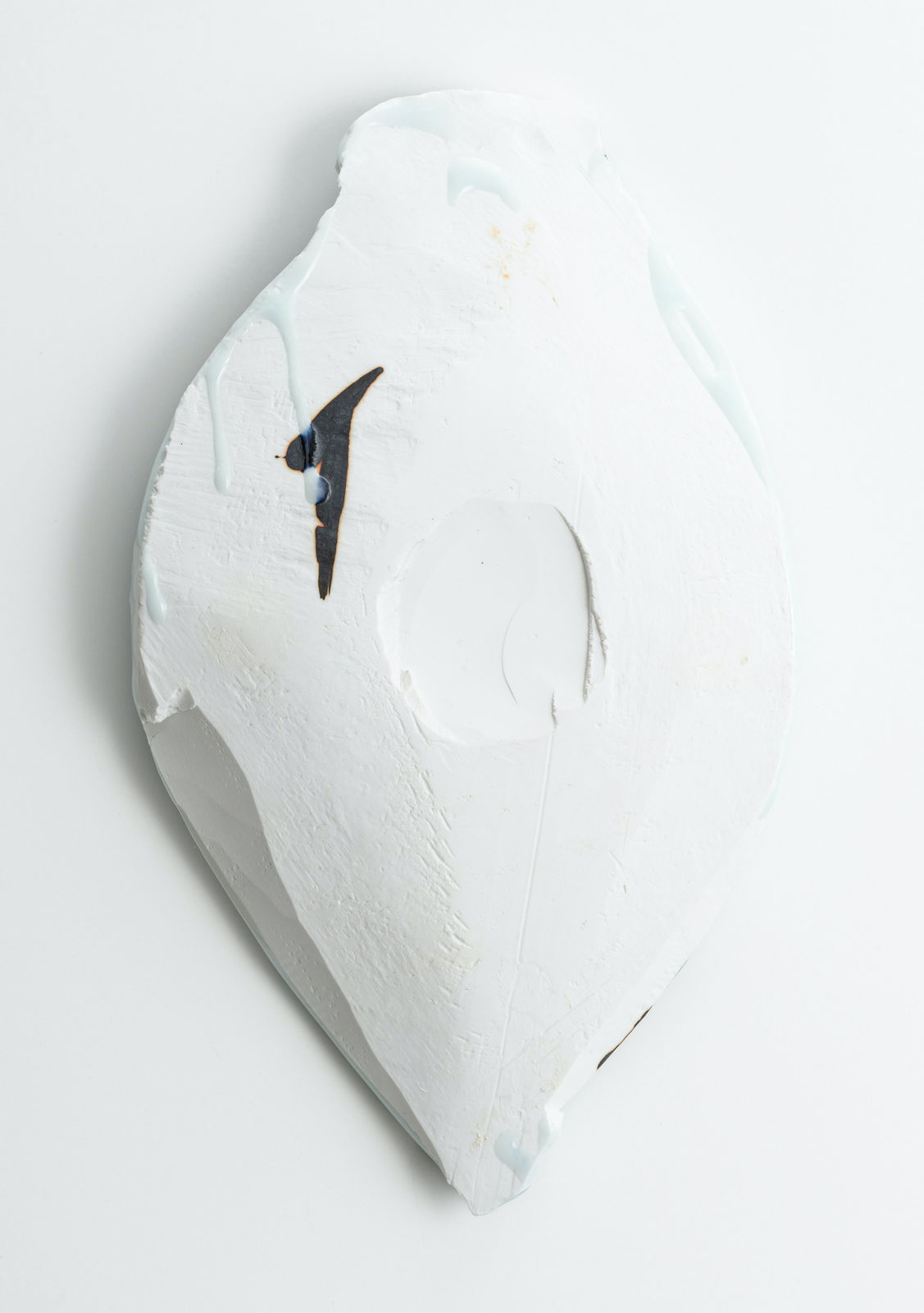 加藤 委, 染付葉皿, 2013