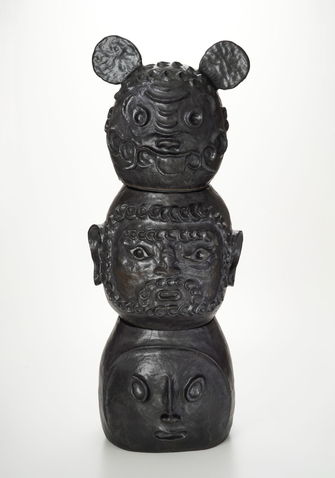 小池一馬/Kazuma Koike, BC240222 , 2024 陶/ Glazed stoneware, H113 × W47 × D42 cm